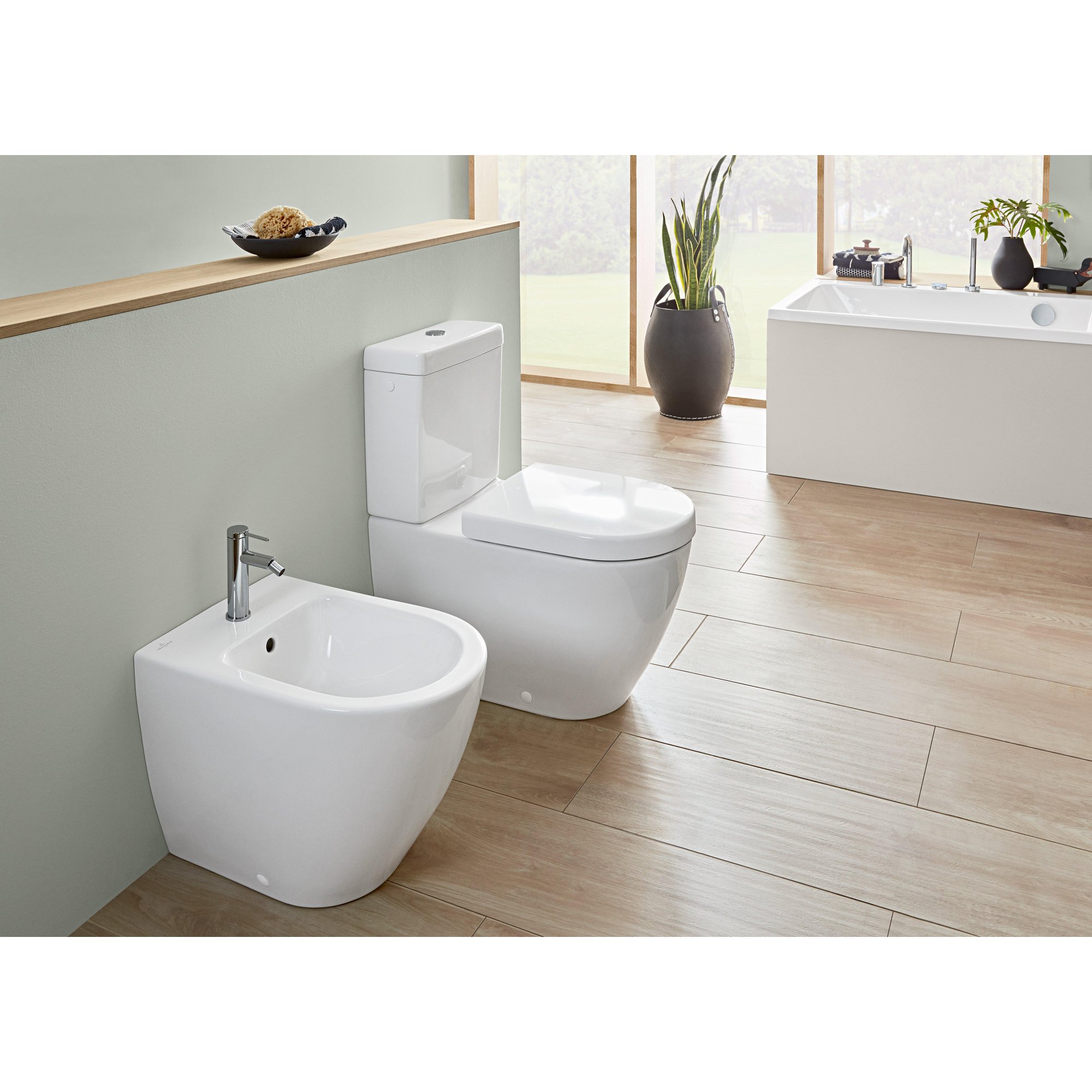 Villeroy & Boch Subway 2.0 wandbidet - 37x56cm - wit - 54000001 - Afbeelding 3
