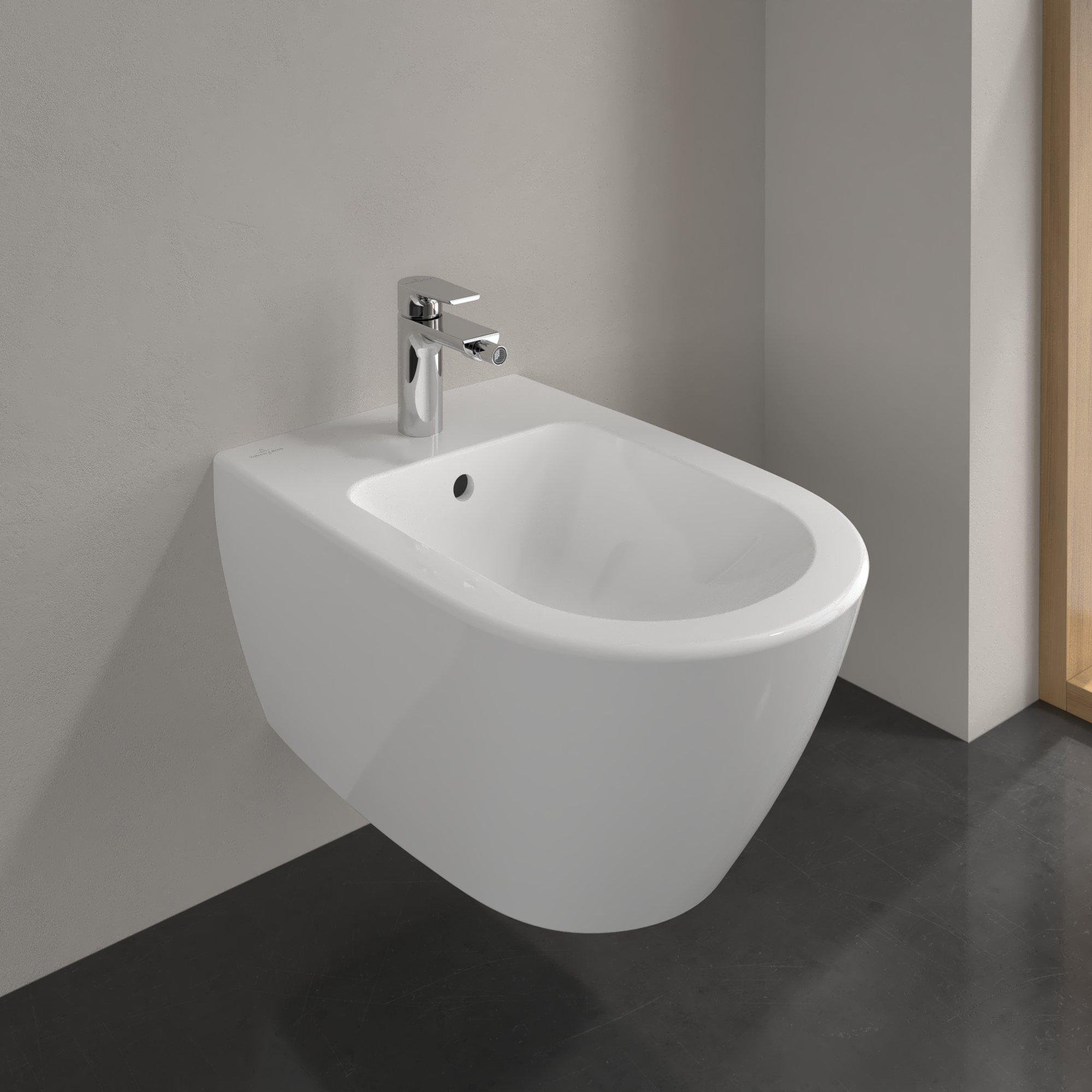 Villeroy & Boch Subway 2.0 wandbidet - 37x56cm - wit - 54000001 - Afbeelding 7