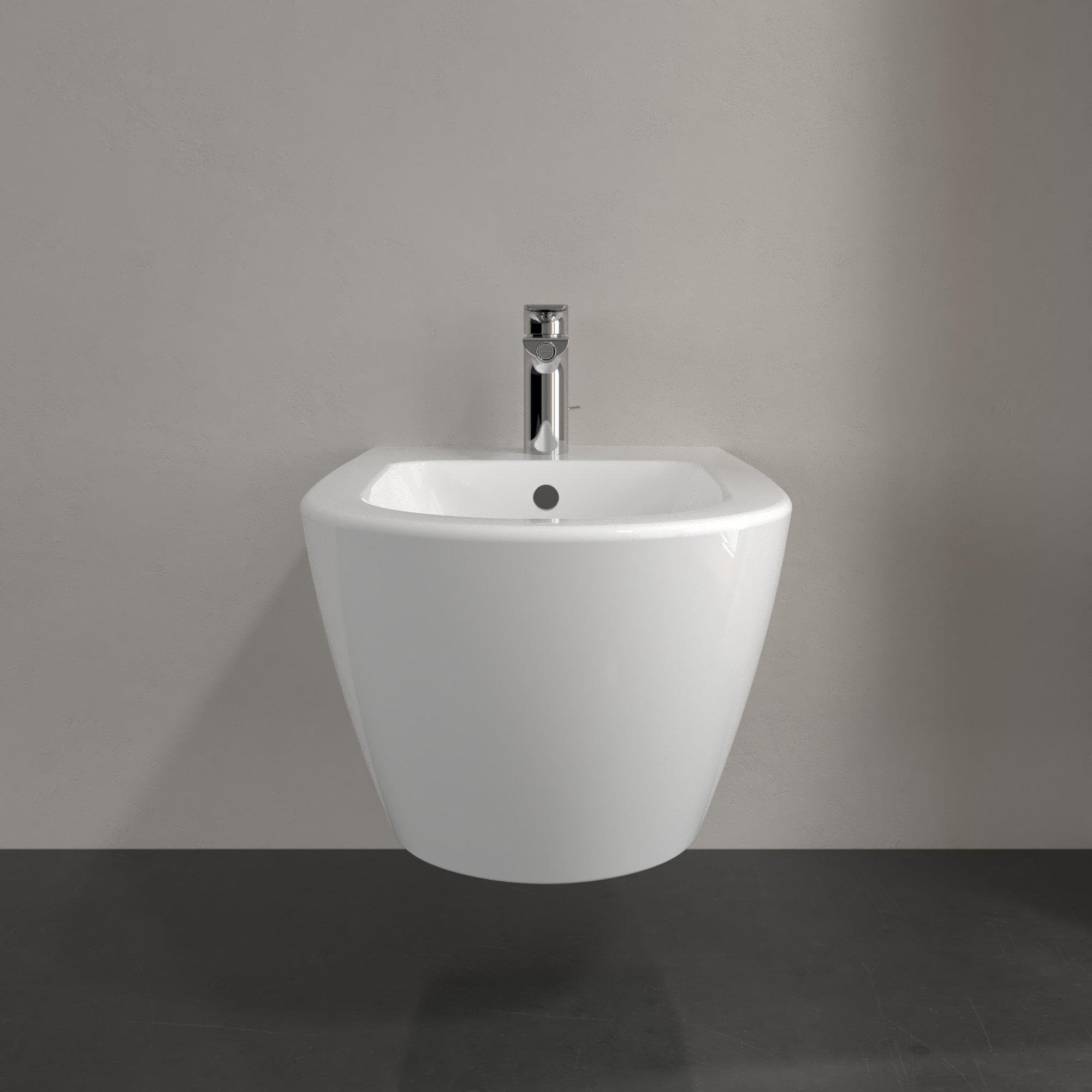 Villeroy & Boch Subway 2.0 wandbidet - 37x56cm - wit - 54000001 - Afbeelding 8
