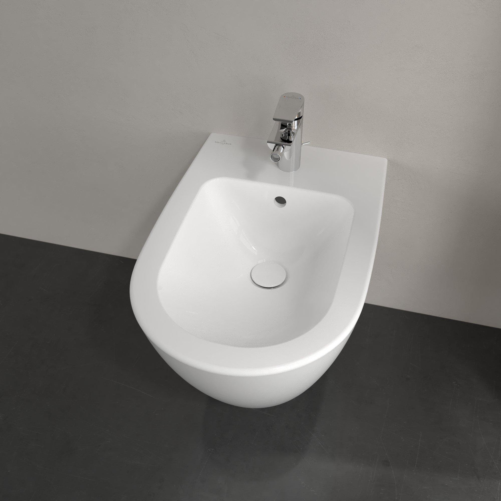 Villeroy & Boch Subway 2.0 wandbidet - 37x56cm - wit - 54000001 - Afbeelding 9