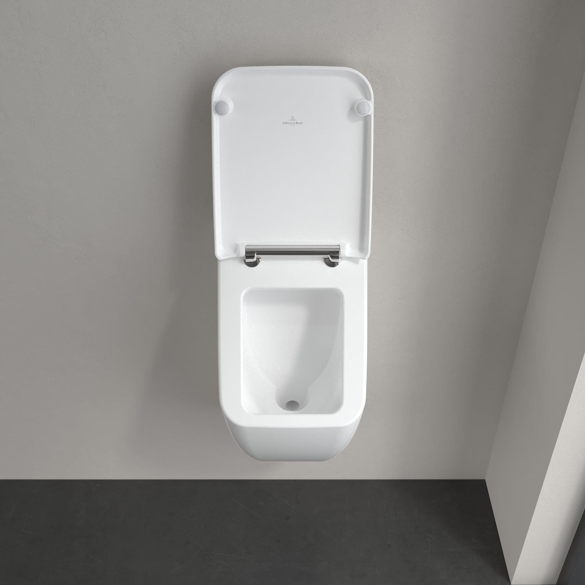 Villeroy & Boch Venticello afzuigurinoir DirectFlush met verdekte toevoer 28.5x54.5x31.5cm - ceramic+ wit - 5504r1r1 - Afbeelding 5