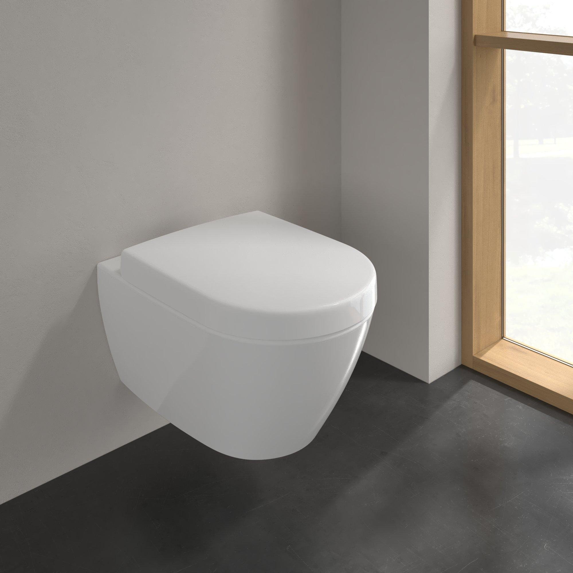 Villeroy & Boch Subway 2.0 wandcloset - diepspoel DirectFlush incl. ViFresh 37x56cm - ceramic+ antibacterieel wit - 5614a1t2 - Afbeelding 4