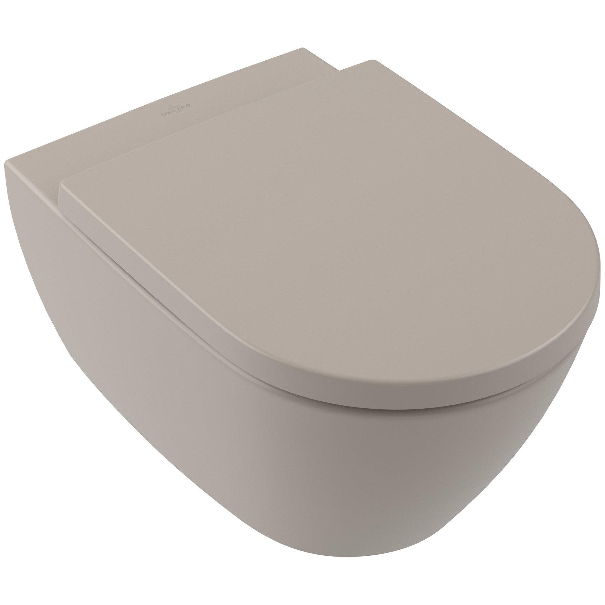 Villeroy & Boch Subway 2.0 diepspoelcloset - zonder spoelrand 56x37x36.5cm - almond - 5614r0am