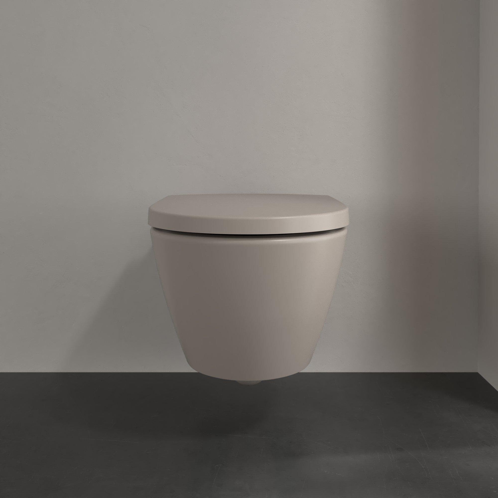 Villeroy & Boch Subway 2.0 diepspoelcloset - zonder spoelrand 56x37x36.5cm - almond - 5614r0am - Afbeelding 3