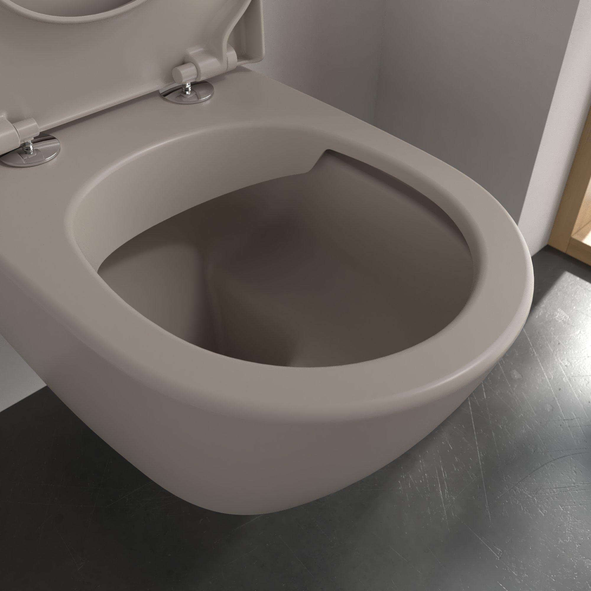 Villeroy & Boch Subway 2.0 diepspoelcloset - zonder spoelrand 56x37x36.5cm - almond - 5614r0am - Afbeelding 7