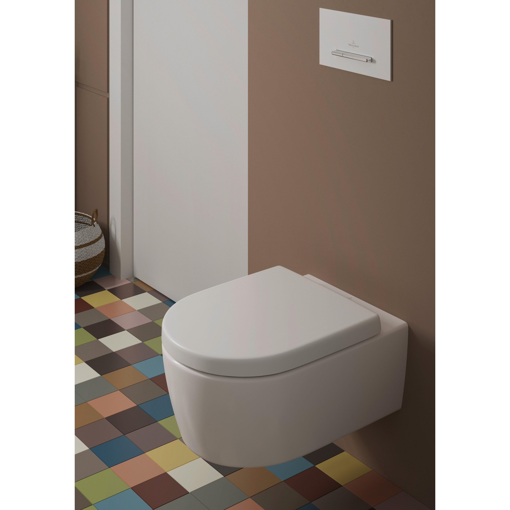 Villeroy & Boch Avento pack wandcloset - directflush - diepspoel - zitting - softclose & quickrelease - wit - 5656hr01 - Afbeelding 2