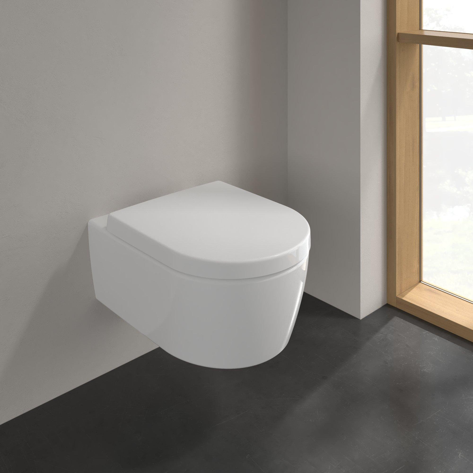 Villeroy & Boch Avento pack wandcloset - directflush - diepspoel - zitting - softclose & quickrelease - wit - 5656hr01 - Afbeelding 3