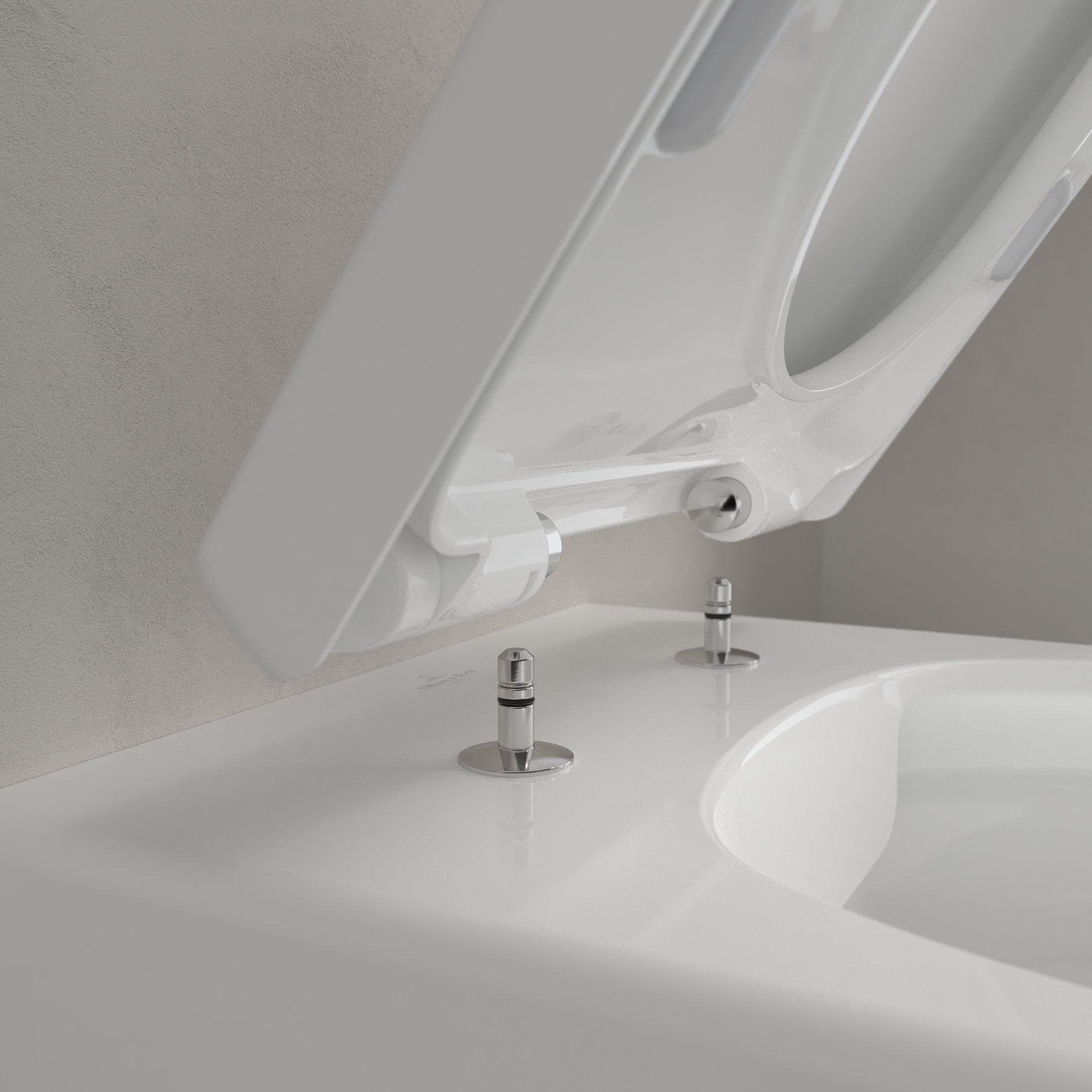 Villeroy & Boch Avento pack wandcloset - directflush - diepspoel - zitting - softclose & quickrelease - wit - 5656hr01 - Afbeelding 9