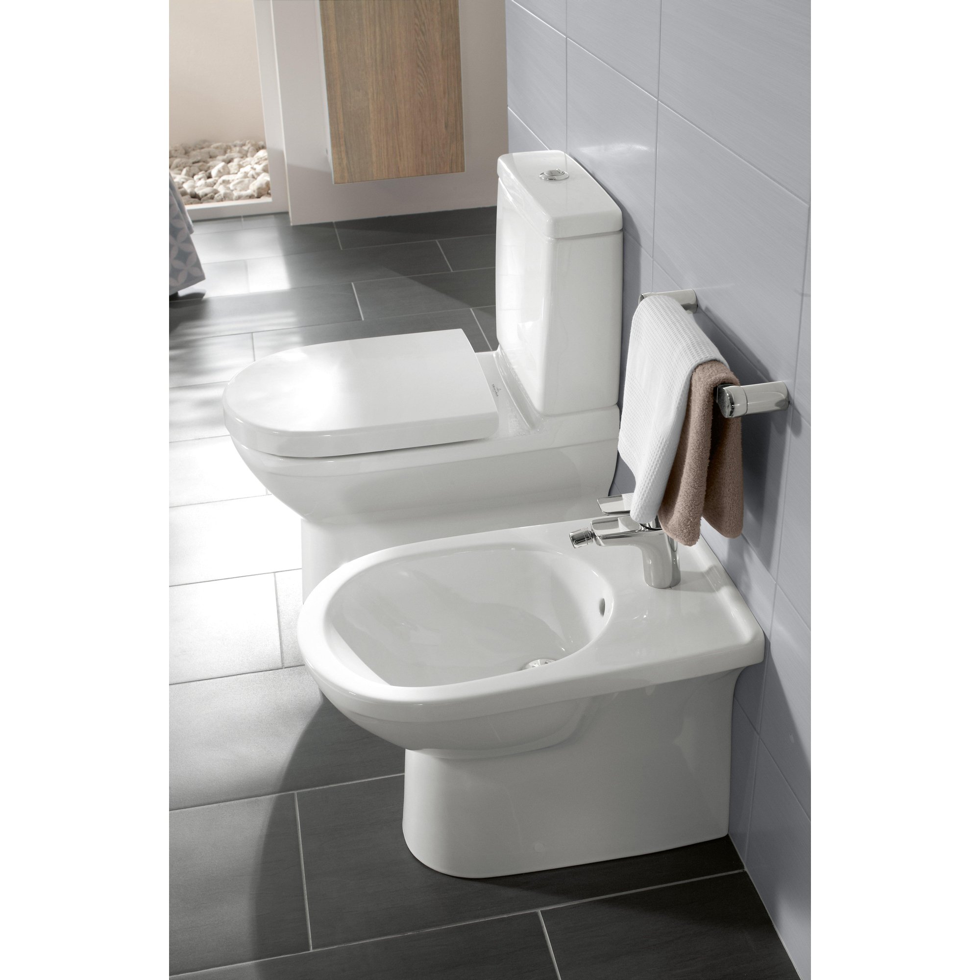 Villeroy & Boch O.novo duoblokcloset - diepspoel pk 36x64cm - wit c+ - 565810r1 - Afbeelding 8