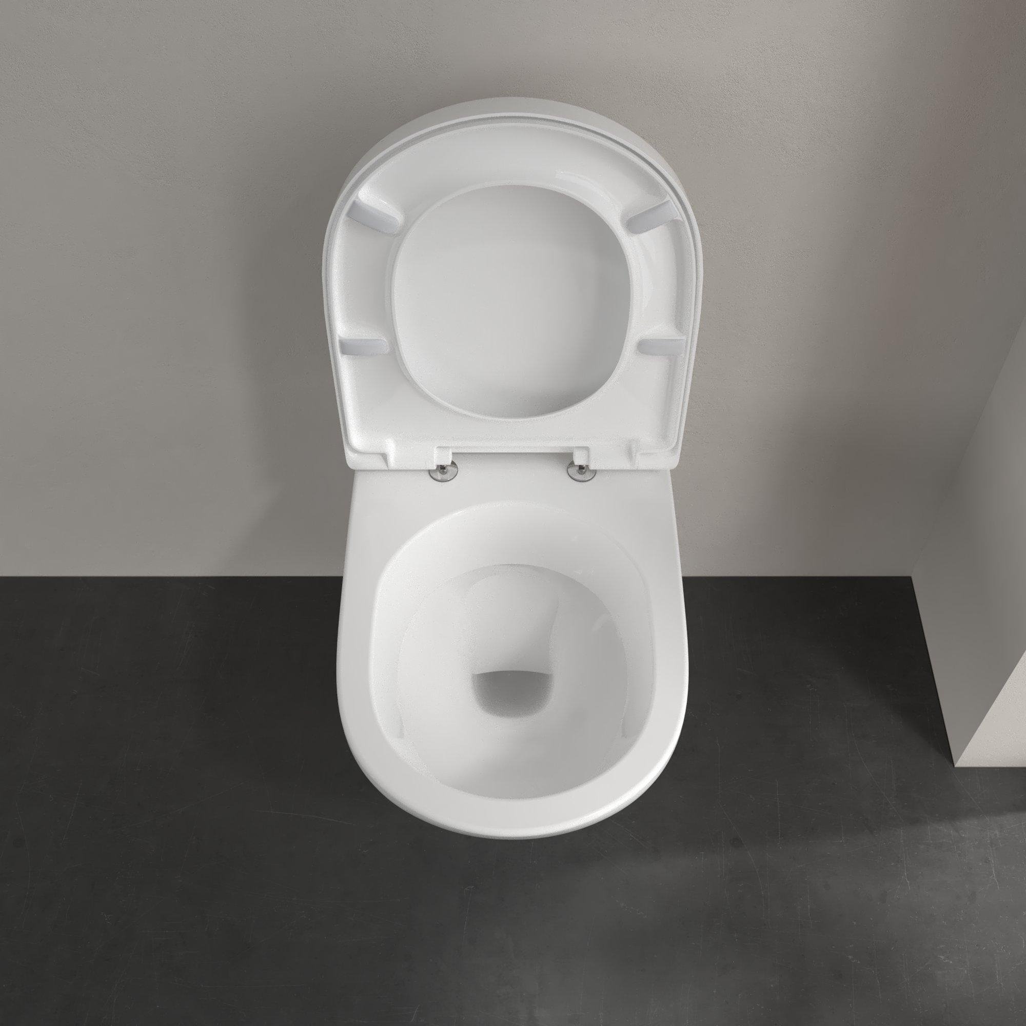 Villeroy & Boch O.novo wandcloset - en softclose zitting - ceramic+ wit - 5660h1r1 - Afbeelding 8