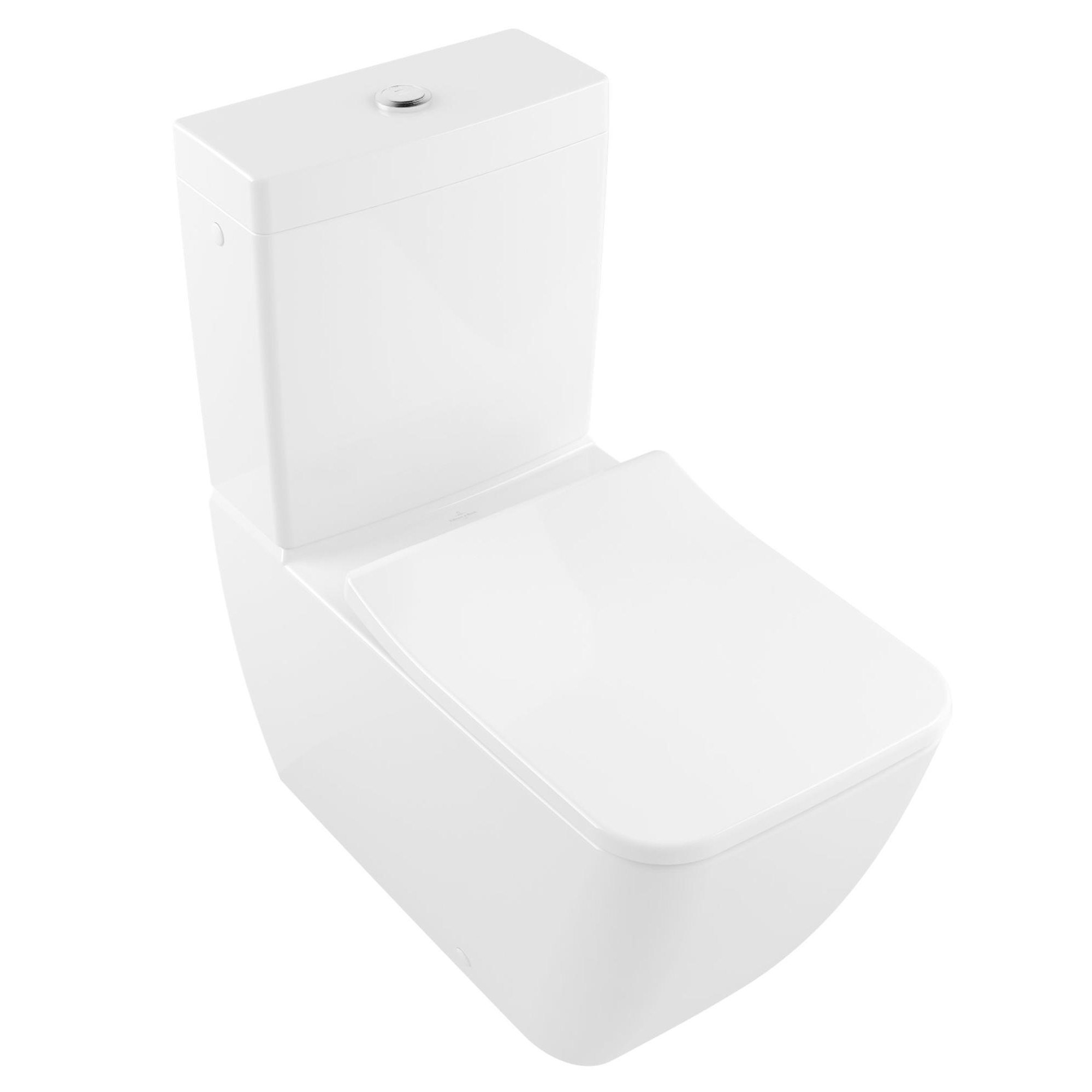Villeroy & Boch Venticello duoblokreservoir + binnenwerk met zij en achtertoevoer ceramic+ wit - 570711r1 - Afbeelding 2