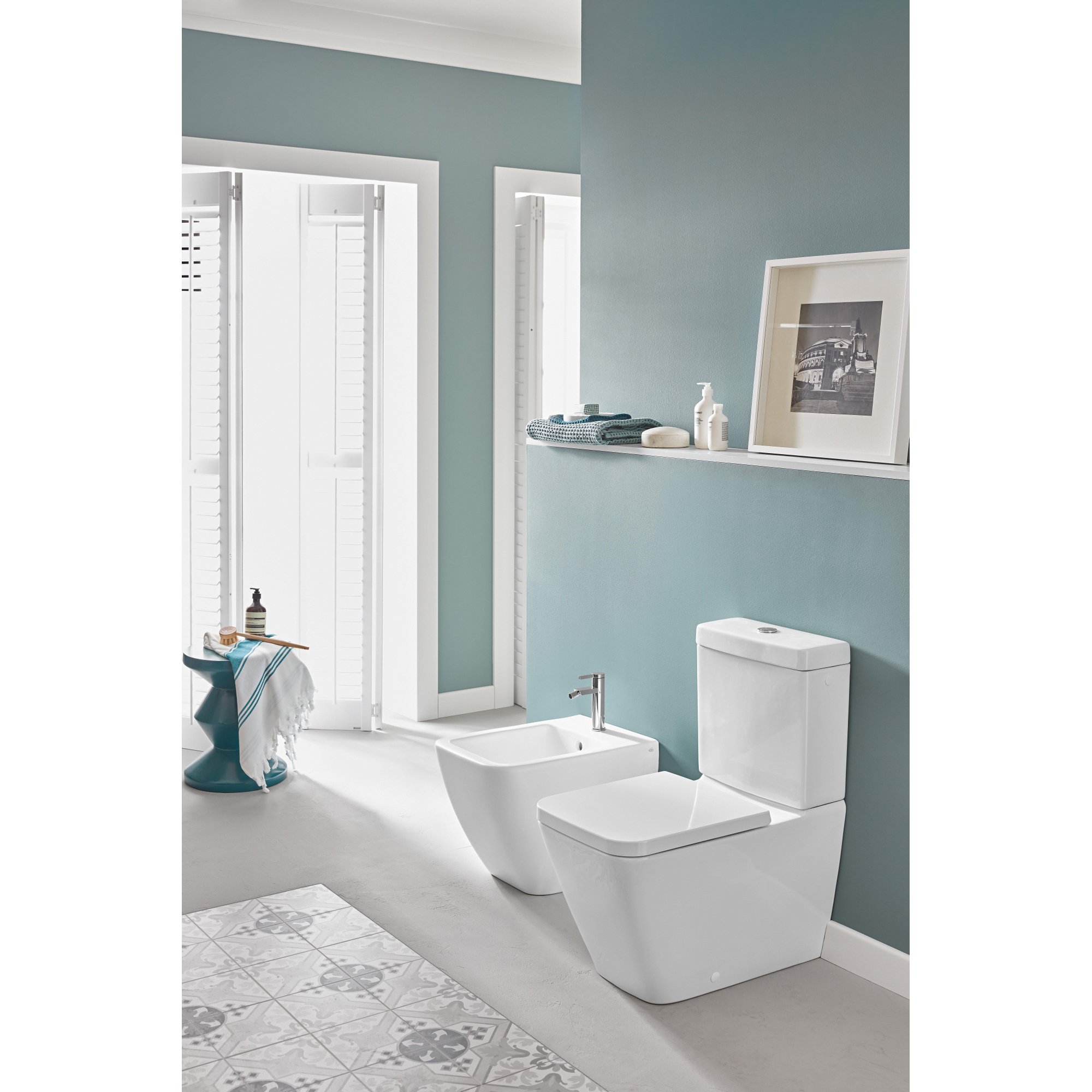 Villeroy & Boch Venticello duoblokreservoir + binnenwerk met zij en achtertoevoer ceramic+ wit - 570711r1 - Afbeelding 3