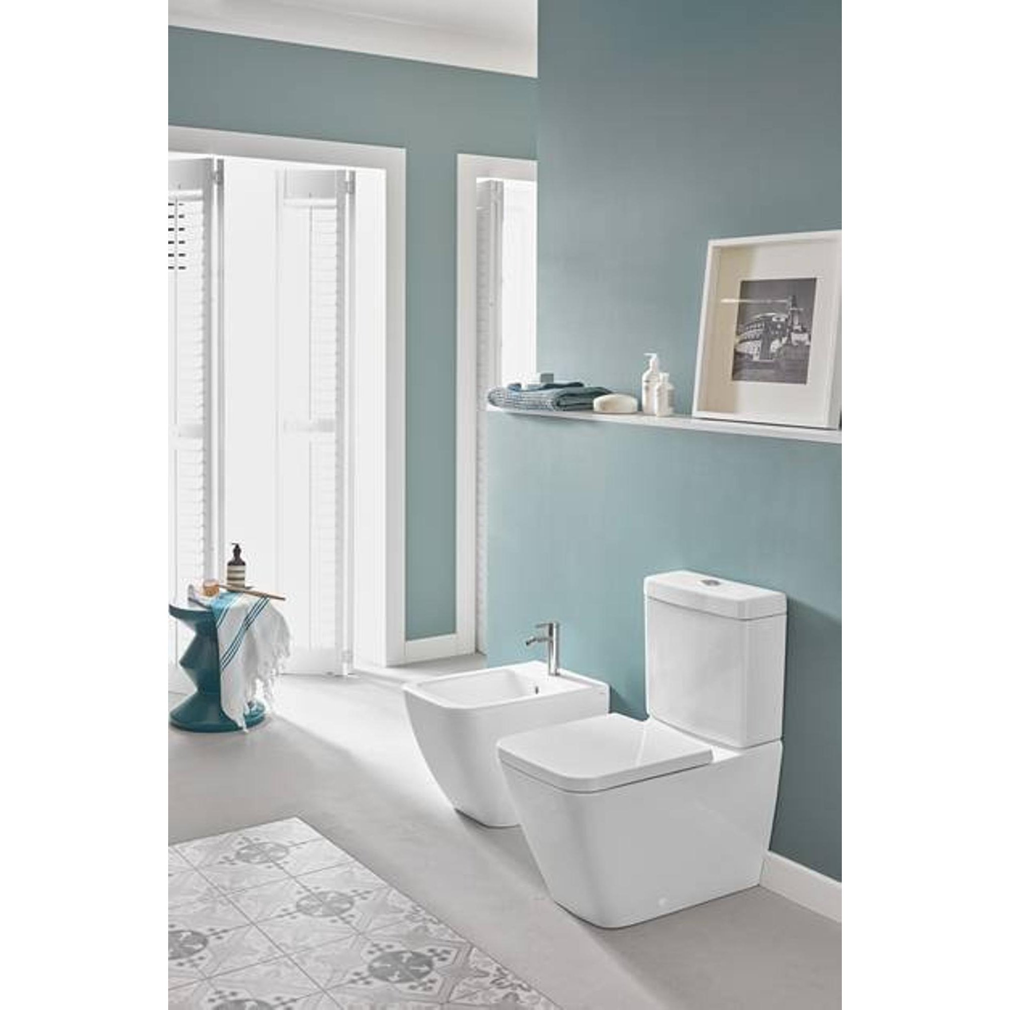 Villeroy & Boch Venticello duoblokreservoir + binnenwerk met zij en achtertoevoer ceramic+ wit - 570711r1 - Afbeelding 7
