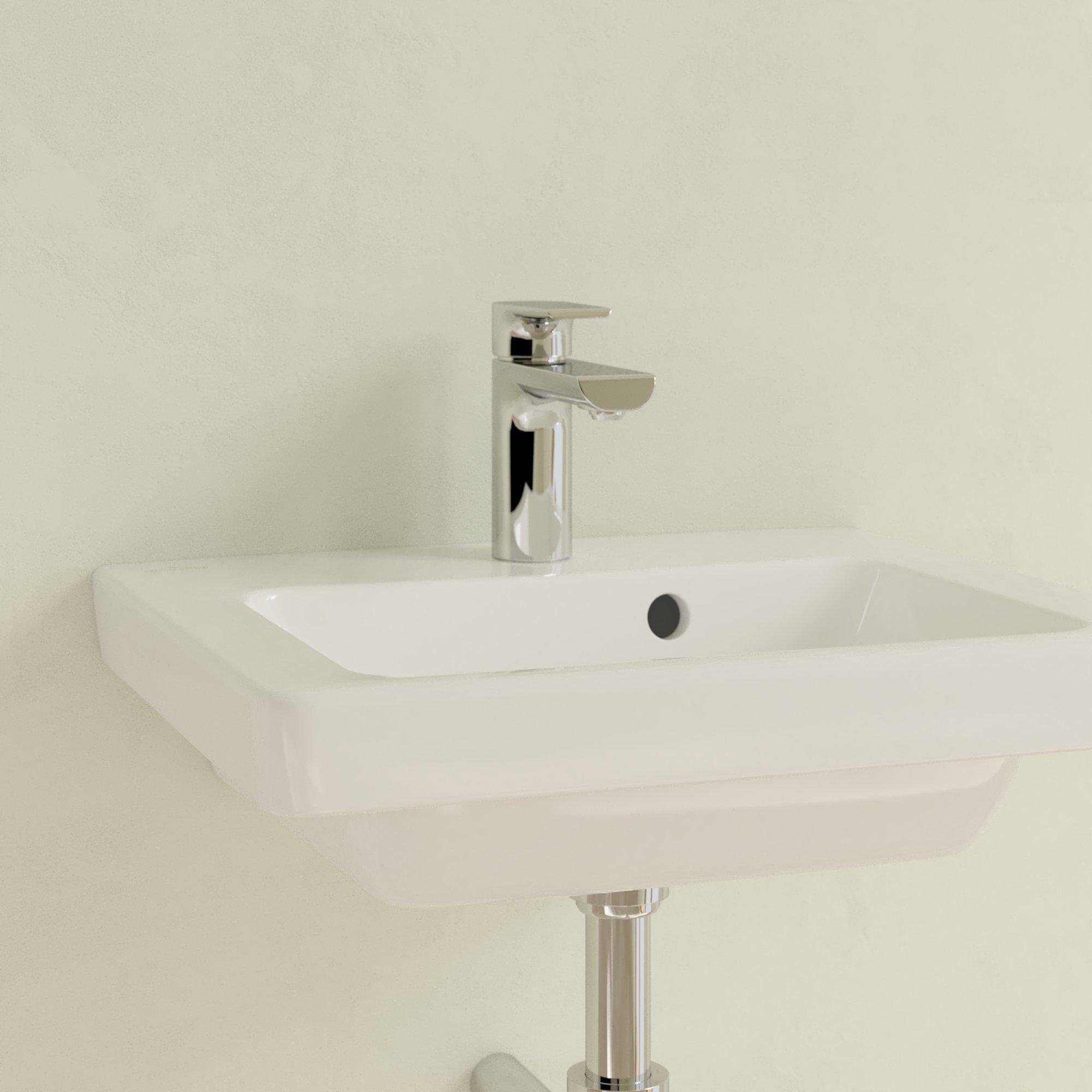 Villeroy & Boch Subway 2.0 fontein onderzijde geslepen 50x40cm - inclusief kraangat inclusief overloo - 73155g01 - Afbeelding 6