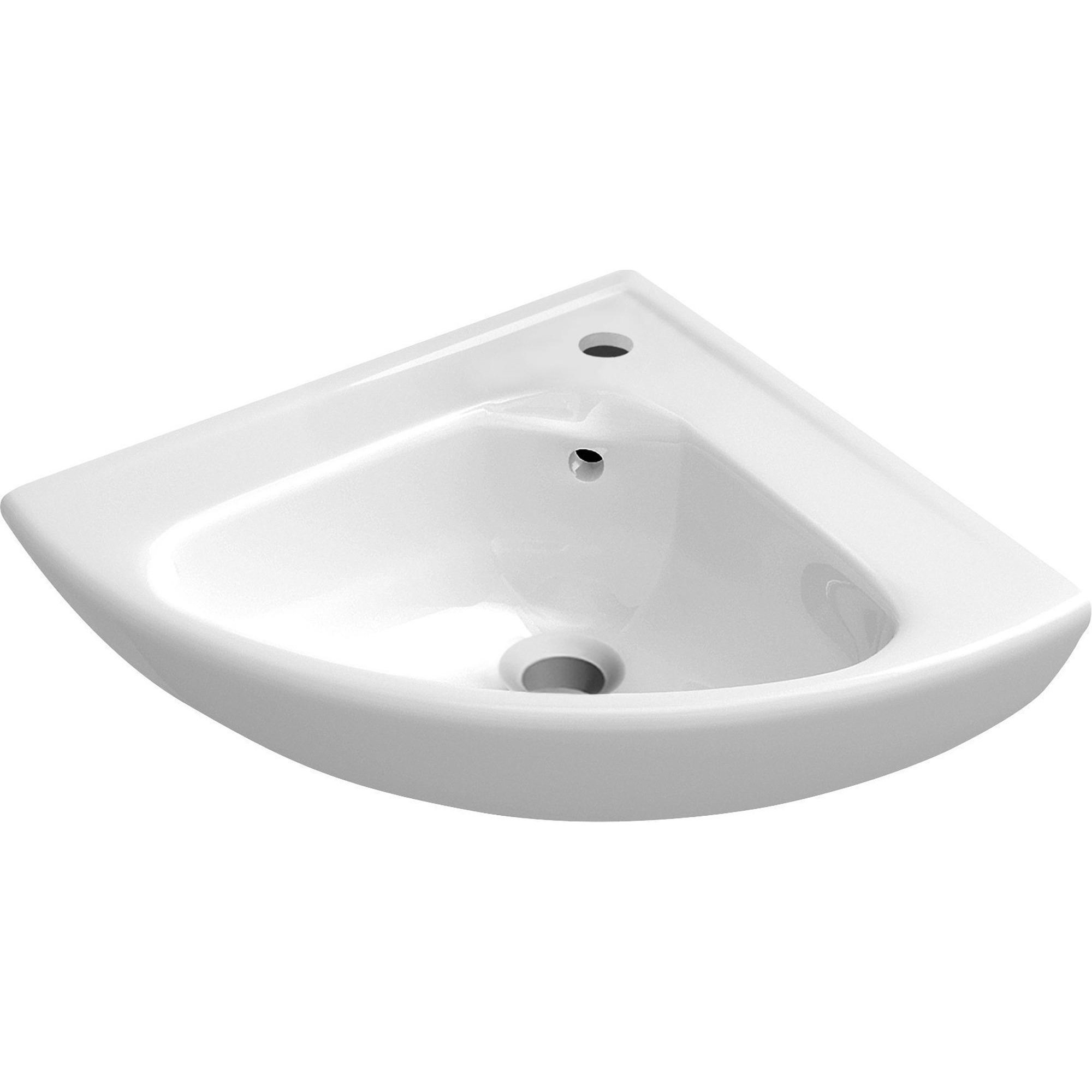 Villeroy & Boch Omnia Compact hoekfontein 41,5x41,5x55 cm - wit - 73274001 - Afbeelding 2