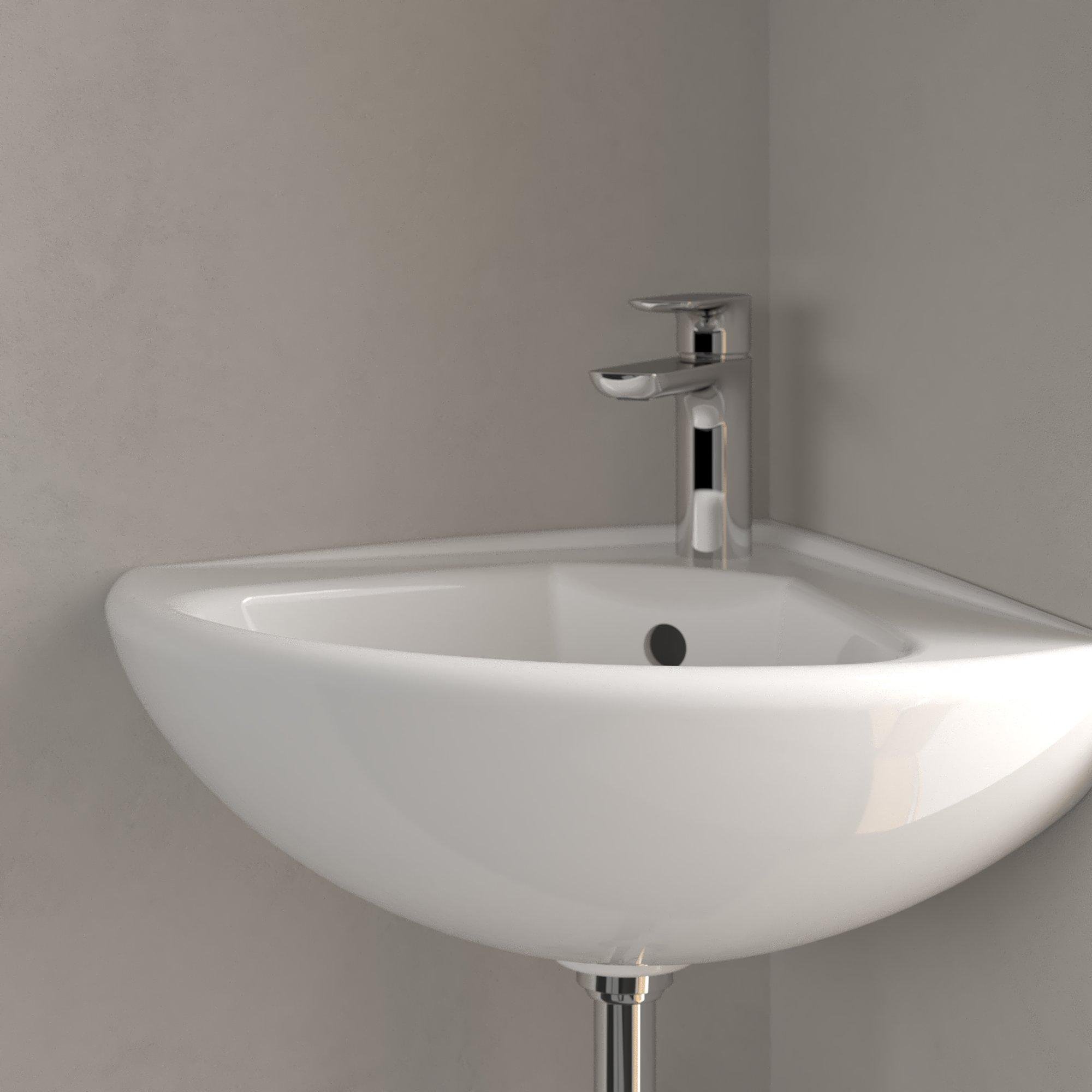 Villeroy & Boch Omnia Compact hoekfontein 41,5x41,5x55 cm - wit - 73274001 - Afbeelding 7