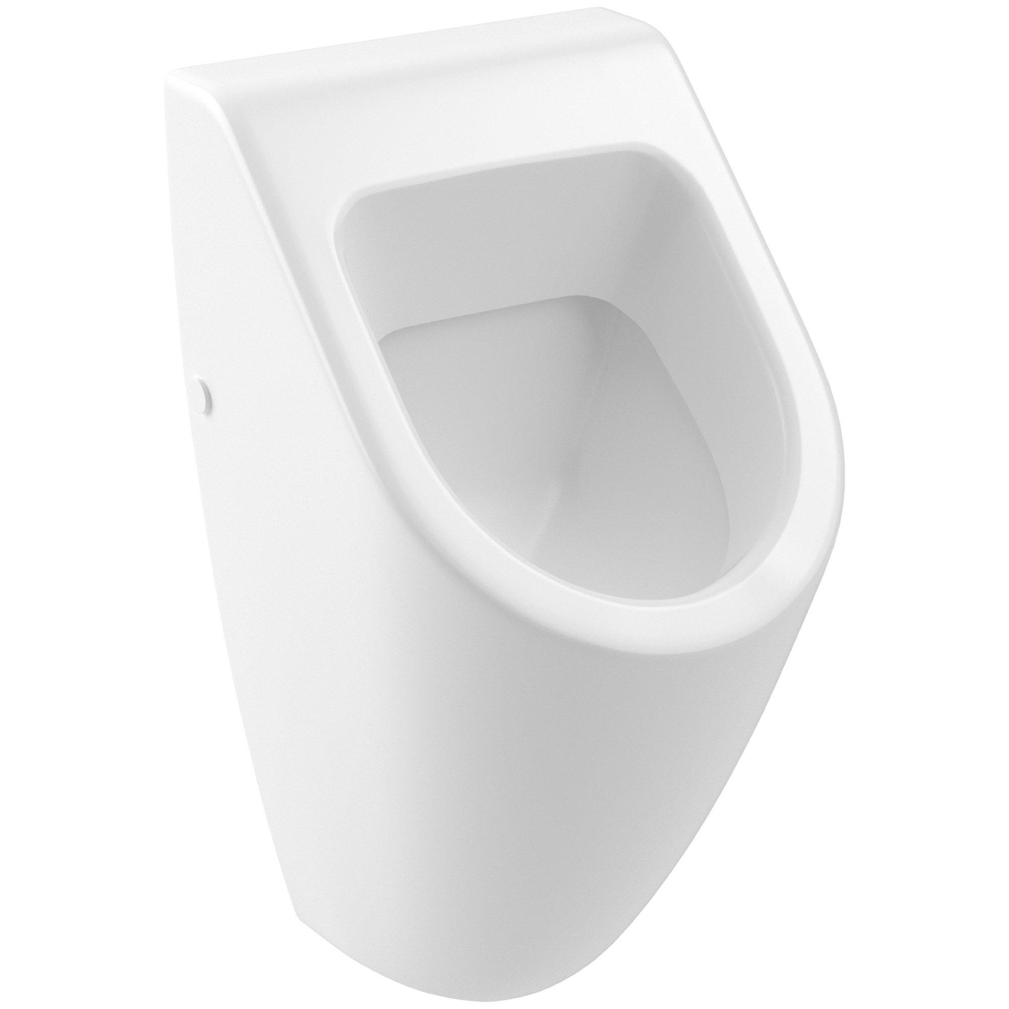 Villeroy & Boch Subway urinoir met bevestiging zonder deksel 28.5x53.5x31.5cm - ceramic+ stone white - 751300rw - Afbeelding 3