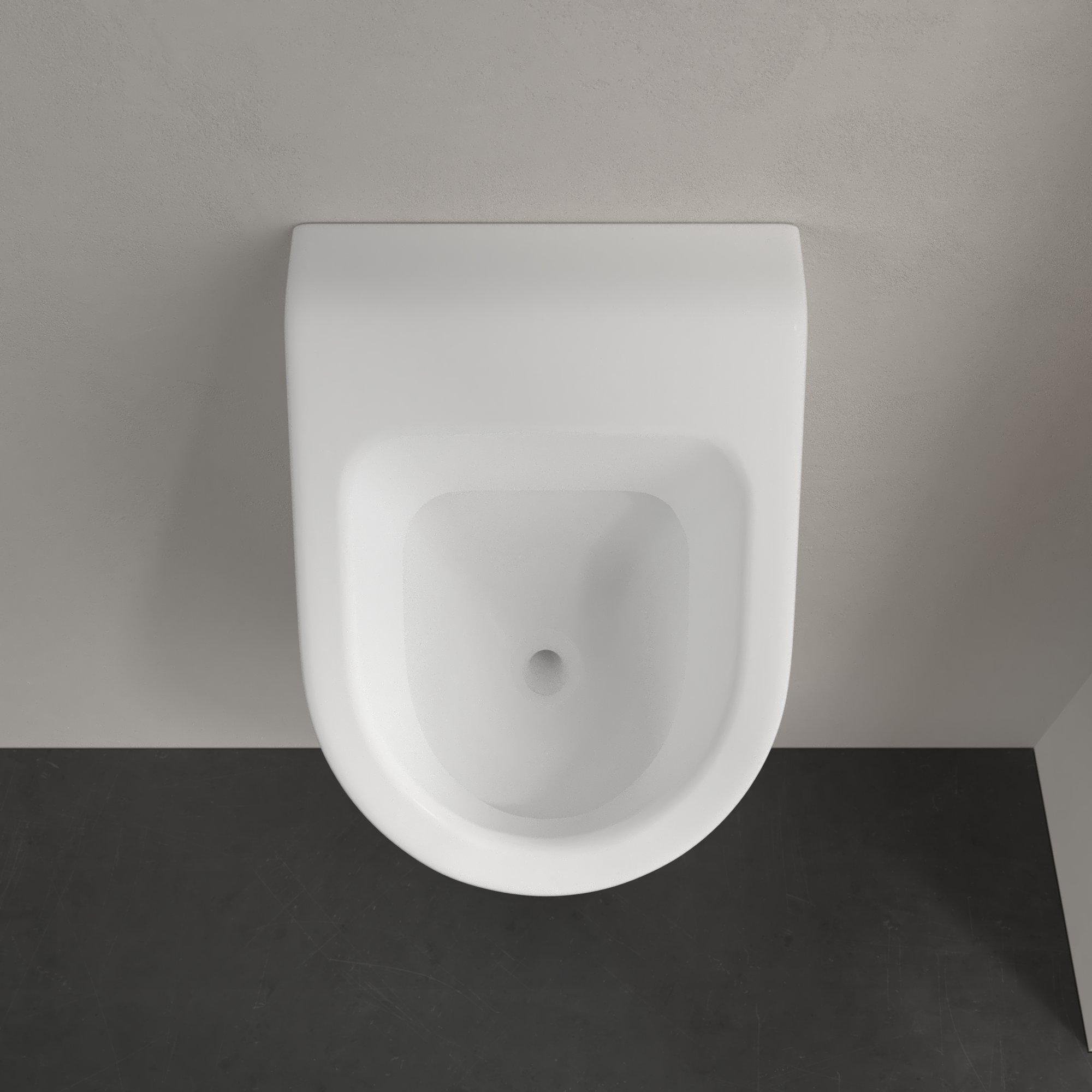 Villeroy & Boch Subway urinoir met bevestiging zonder deksel 28.5x53.5x31.5cm - ceramic+ stone white - 751300rw - Afbeelding 8