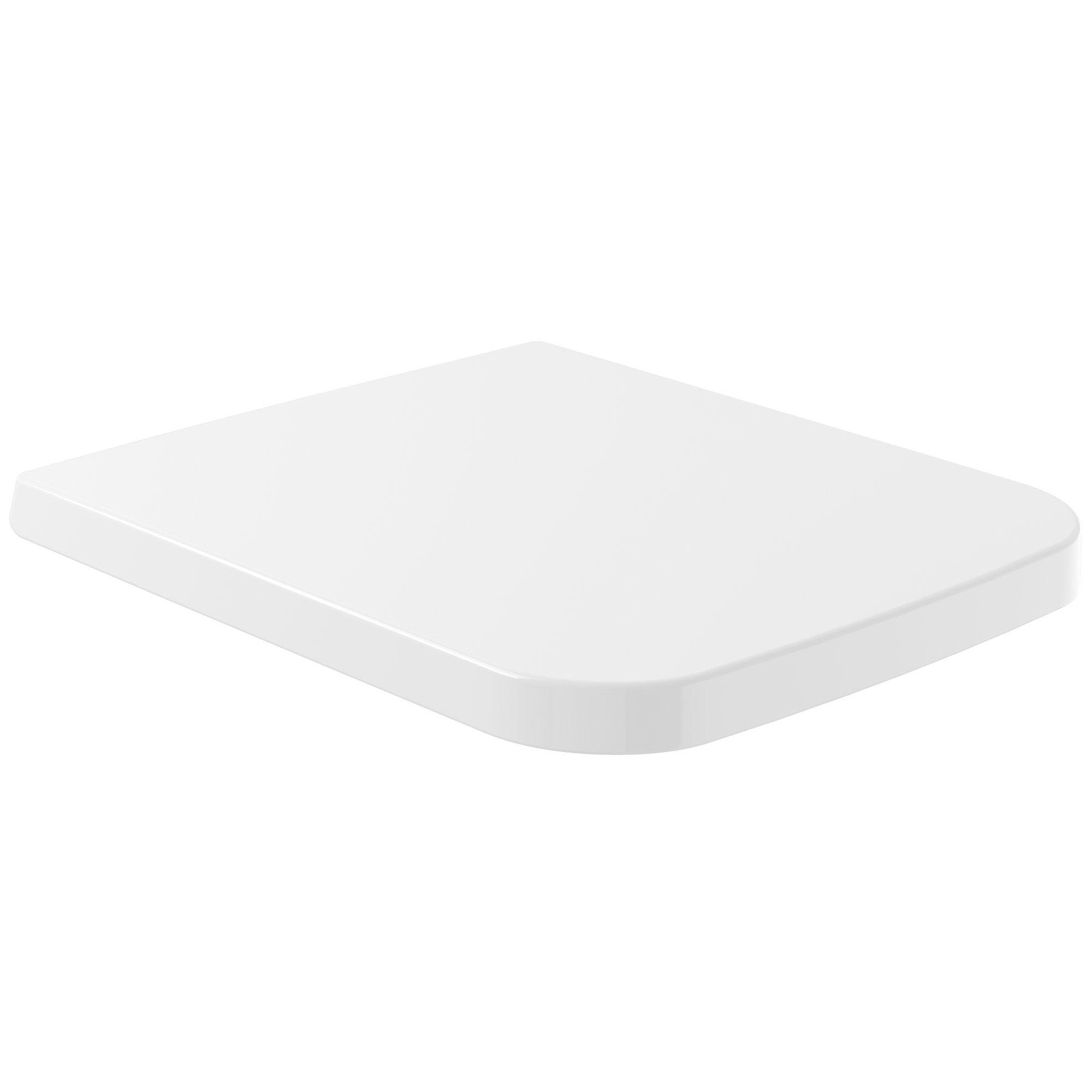 Villeroy & Boch Venticello closetzitting - met deksel met softclose en quick release RVS/wit - 8m22s101