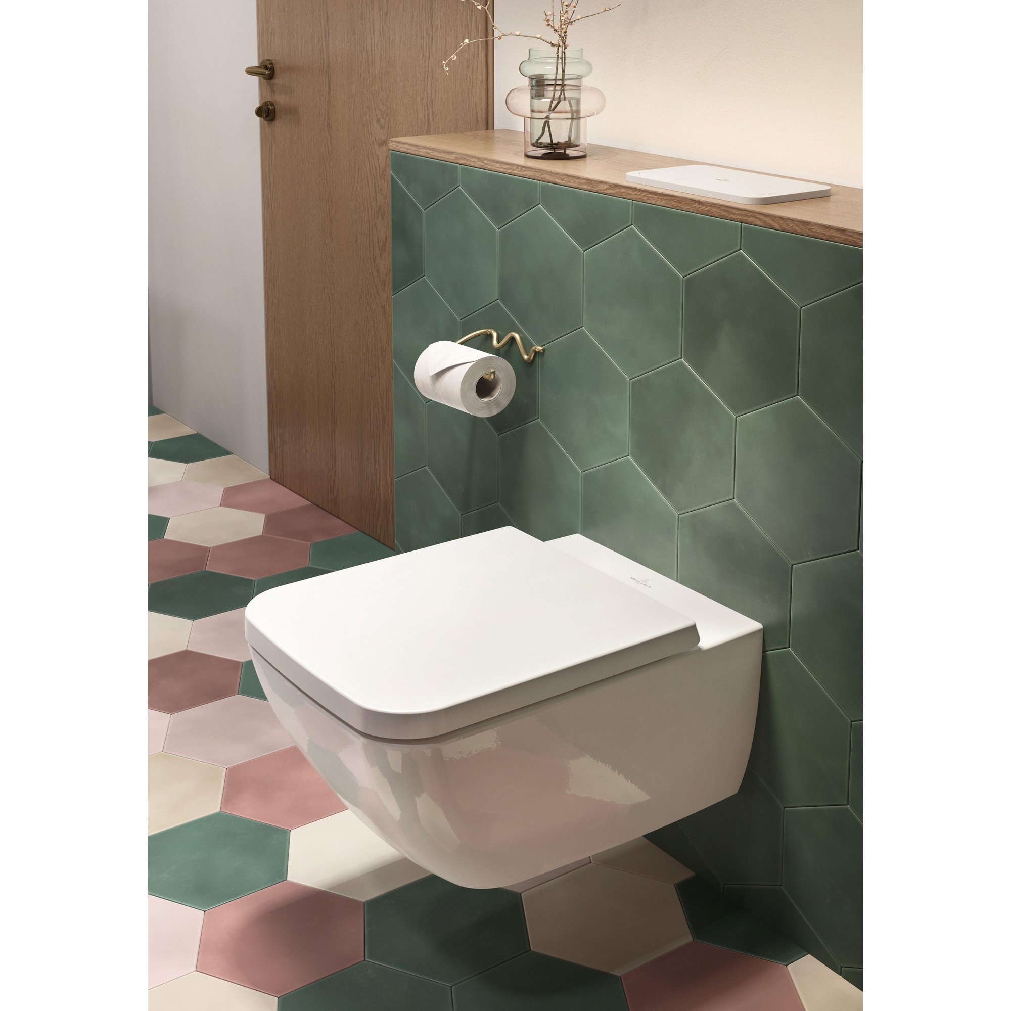 Villeroy & Boch Venticello closetzitting - met deksel met softclose en quick release RVS/wit - 8m22s101 - Afbeelding 2