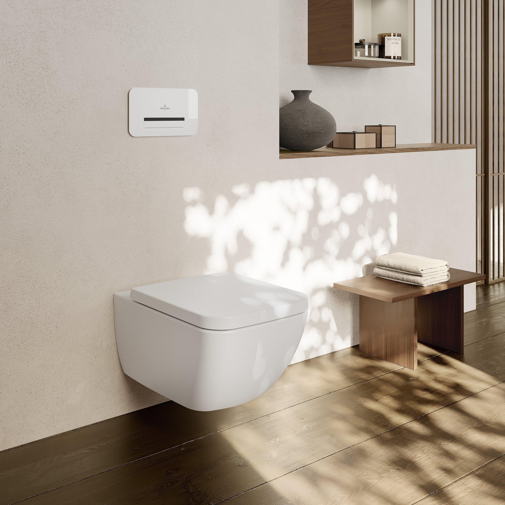 Villeroy & Boch Venticello closetzitting - met deksel met softclose en quick release RVS/wit - 8m22s101 - Afbeelding 7