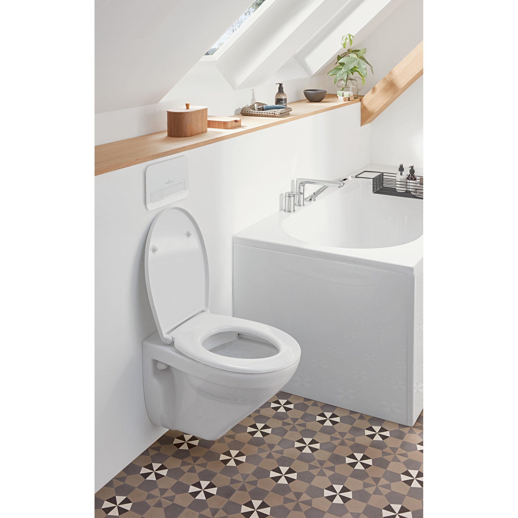 Villeroy & Boch O.novo closetzitting - met softclose m. quick release wit - 8m43s101 - Afbeelding 9