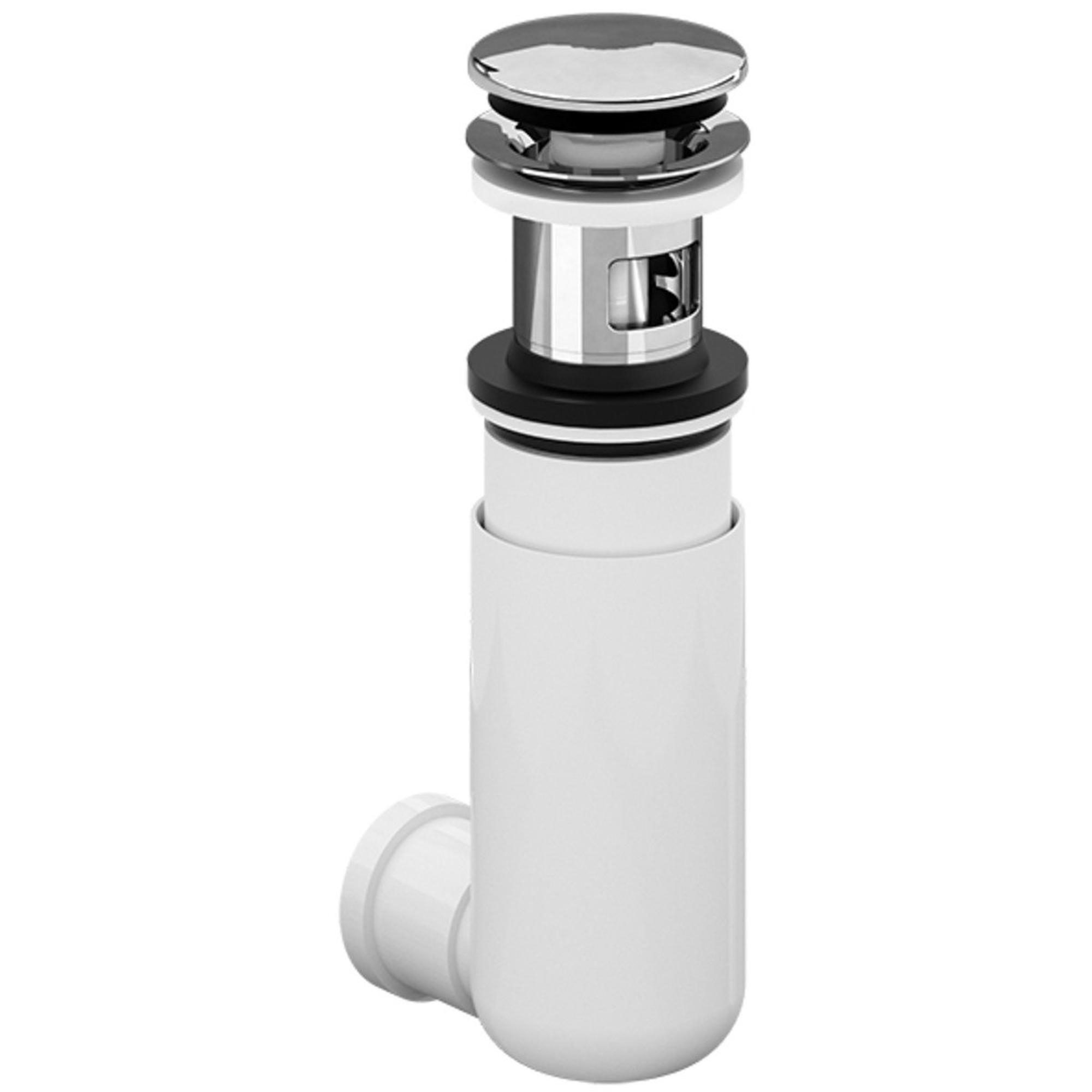 Villeroy & Boch easyaccess sifon met push open plug chroom - 92198800