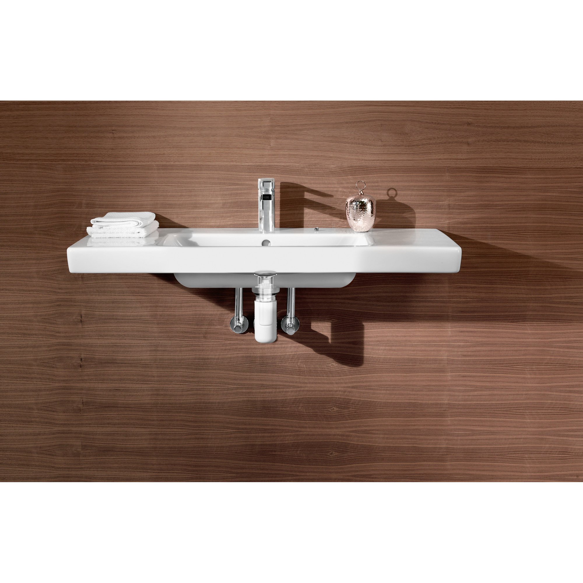 Villeroy & Boch easyaccess sifon met push open plug chroom - 92198800 - Afbeelding 4