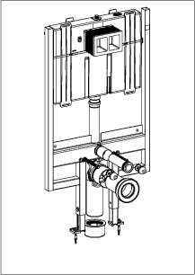 Villeroy & Boch Viconnect inbouw reservoir 118,5x66,5cm - inbouwdiepte 9 cm - 92247600 - Afbeelding 4