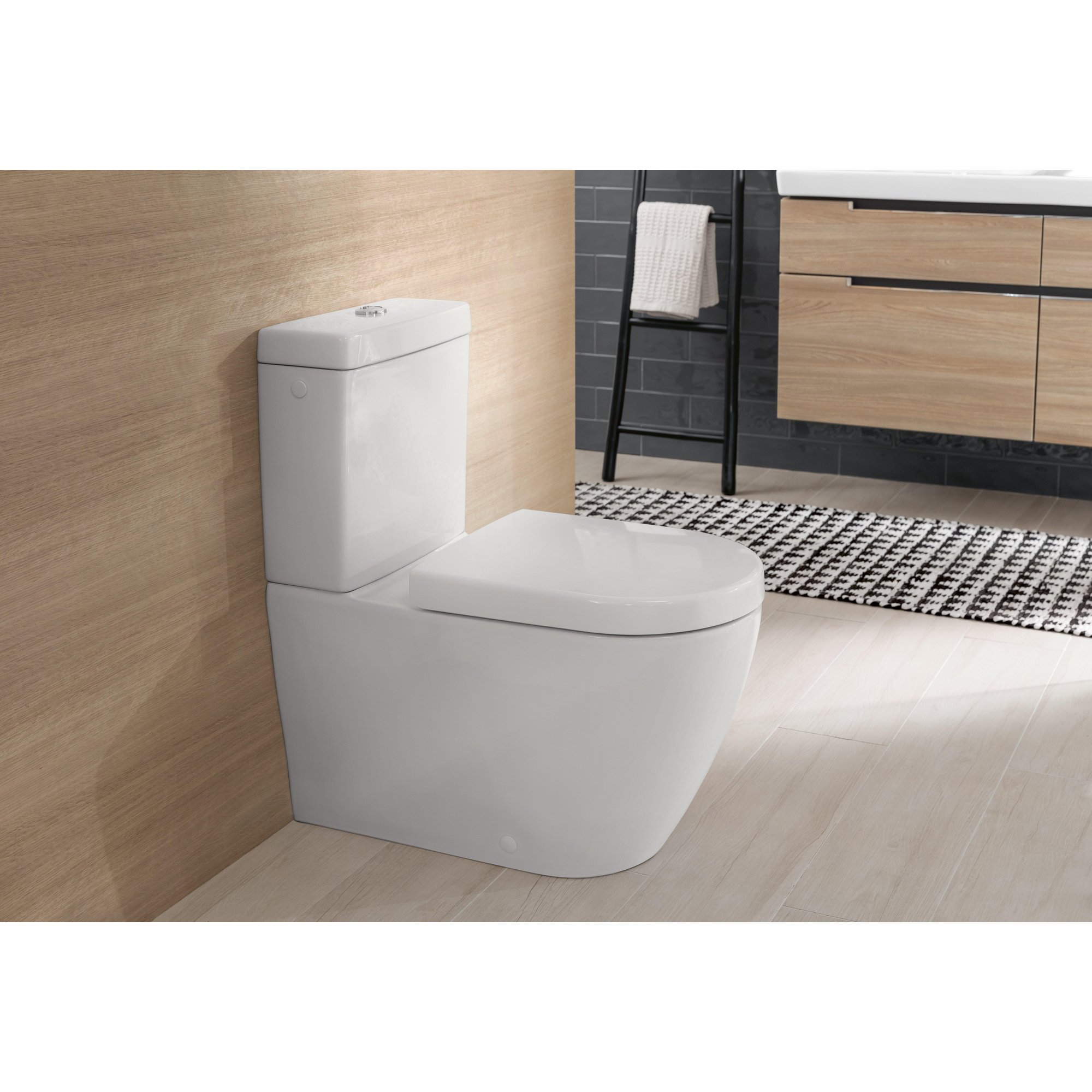 Villeroy & Boch Subway 2.0 closetzitting - quickrelease - wit - 9m68q101 - Afbeelding 3