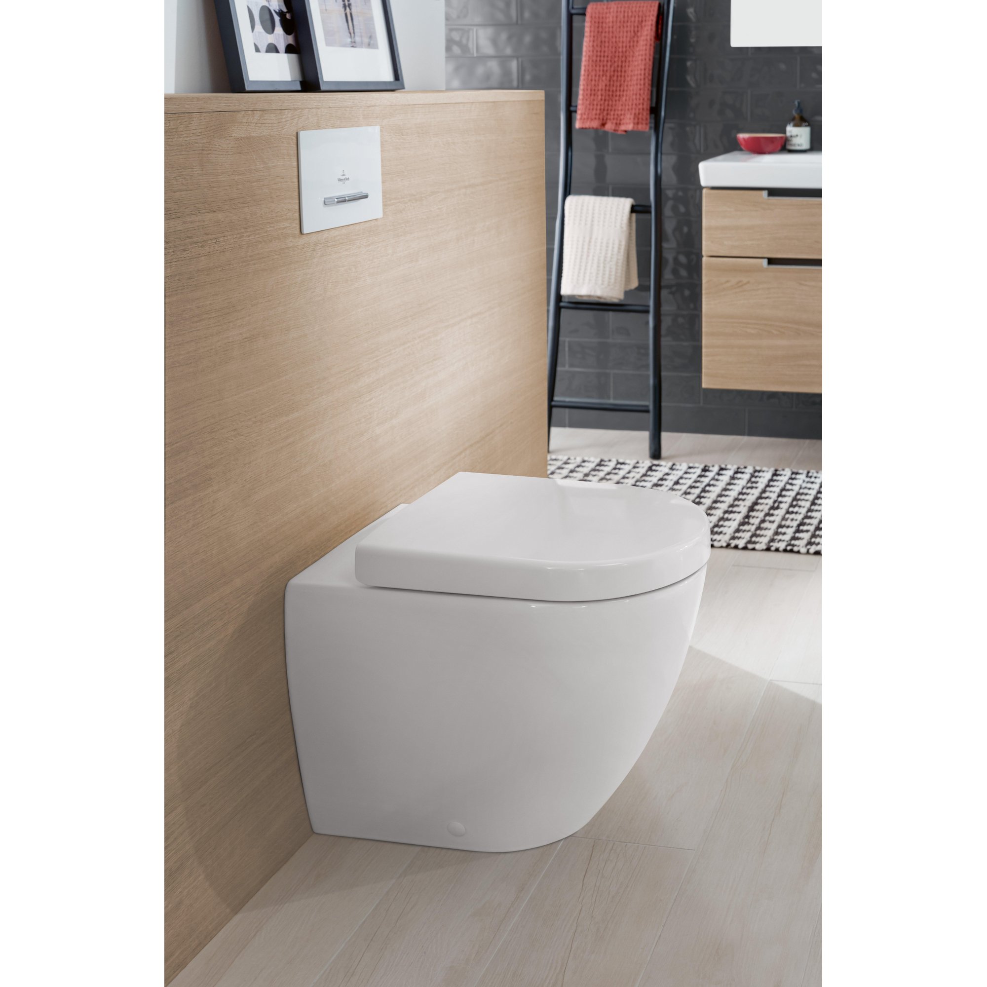 Villeroy & Boch Subway 2.0 closetzitting - quickrelease - wit - 9m68q101 - Afbeelding 6