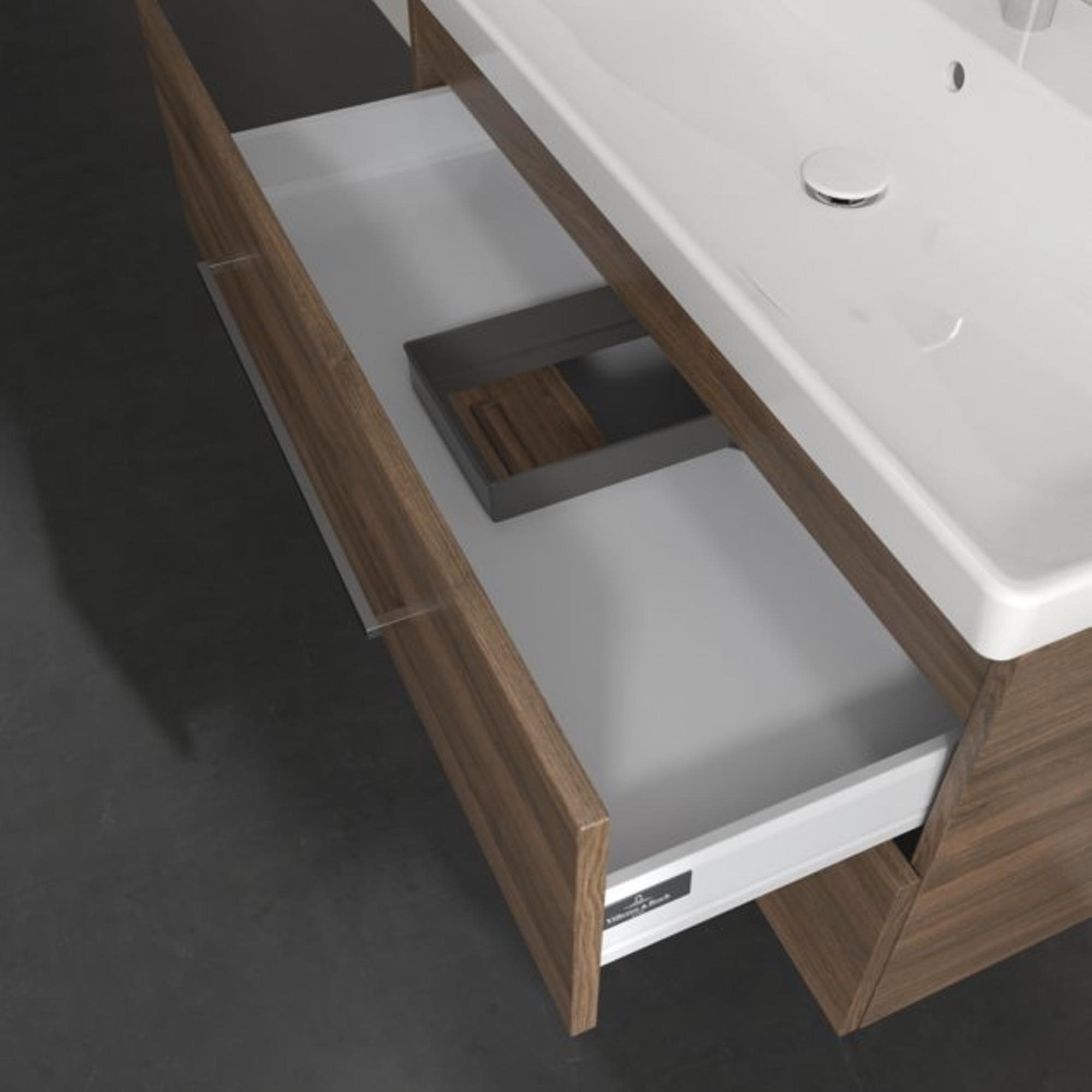 Villeroy & Boch Avento Wastafelonderkast - 2 uittrekladen - 976 x 514 x 484 mm - Arizona Oak - a89200vh