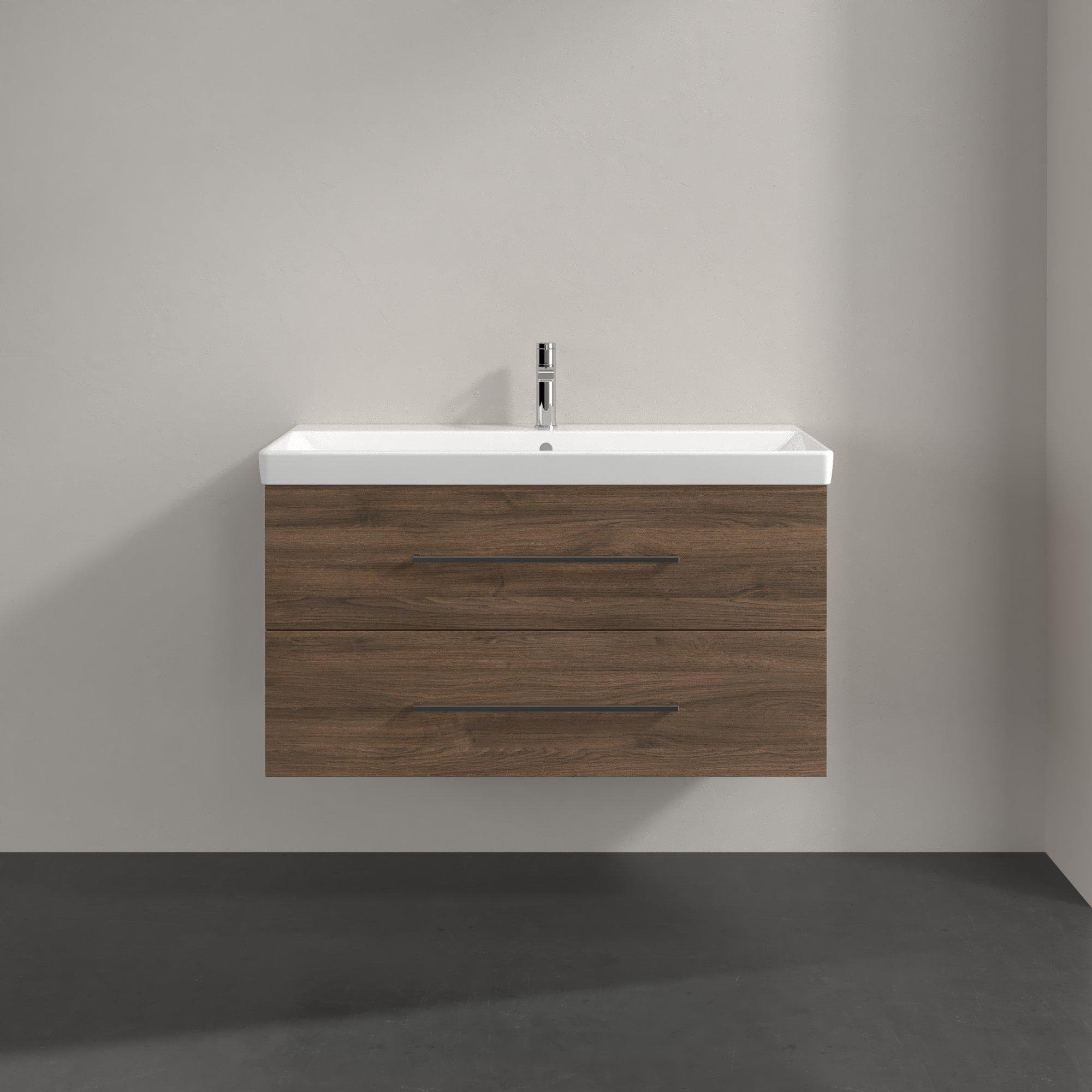 Villeroy & Boch Avento Wastafelonderkast - 2 uittrekladen - 976 x 514 x 484 mm - Arizona Oak - a89200vh - Afbeelding 7
