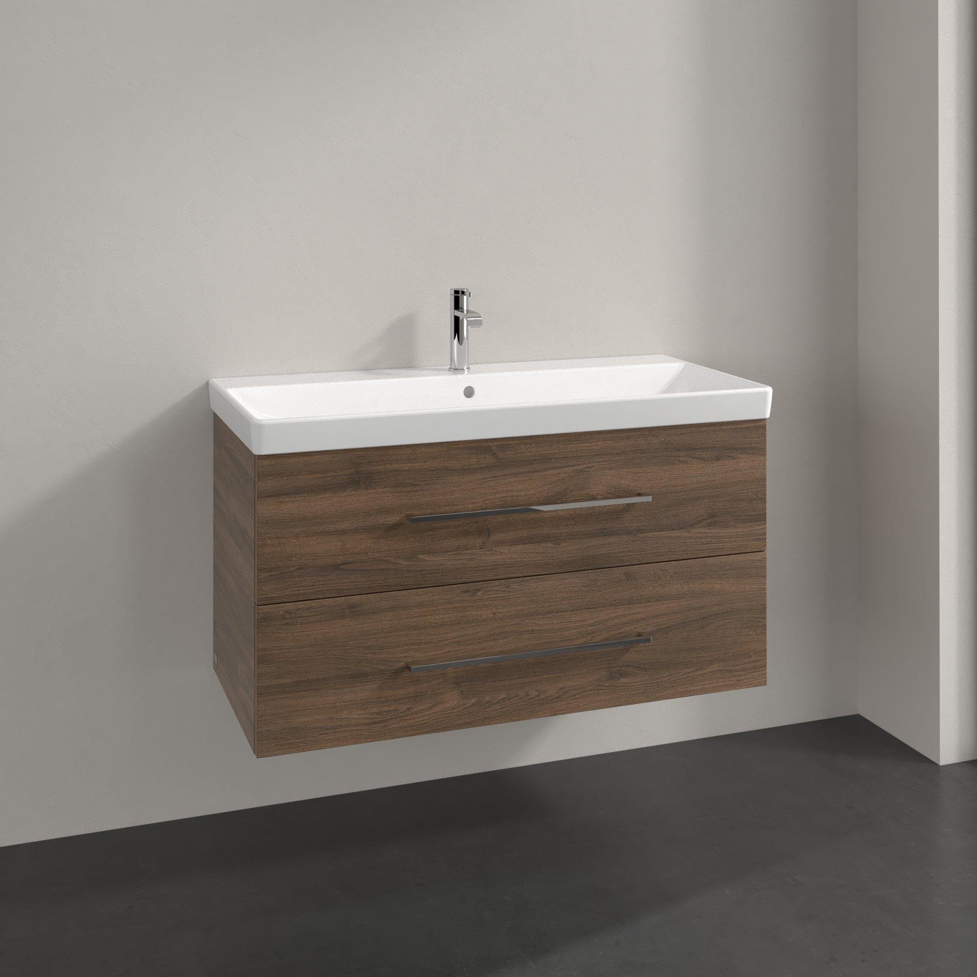 Villeroy & Boch Avento Wastafelonderkast - 2 uittrekladen - 976 x 514 x 484 mm - Arizona Oak - a89200vh - Afbeelding 8