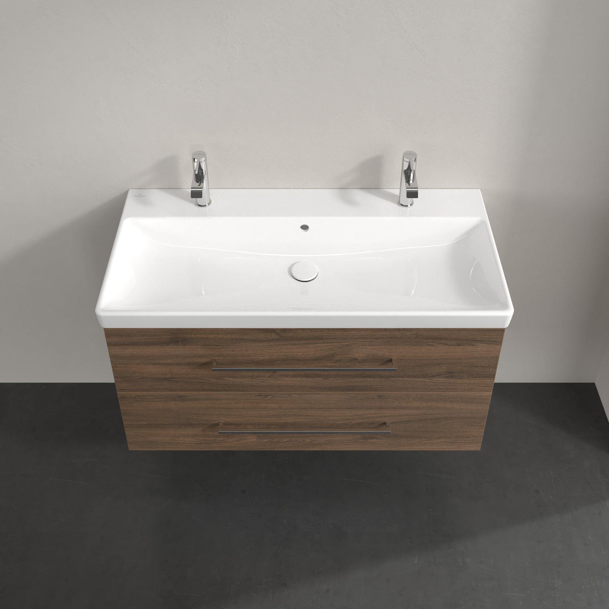 Villeroy & Boch Avento Wastafelonderkast - 2 uittrekladen - 976 x 514 x 484 mm - Arizona Oak - a89200vh - Afbeelding 9