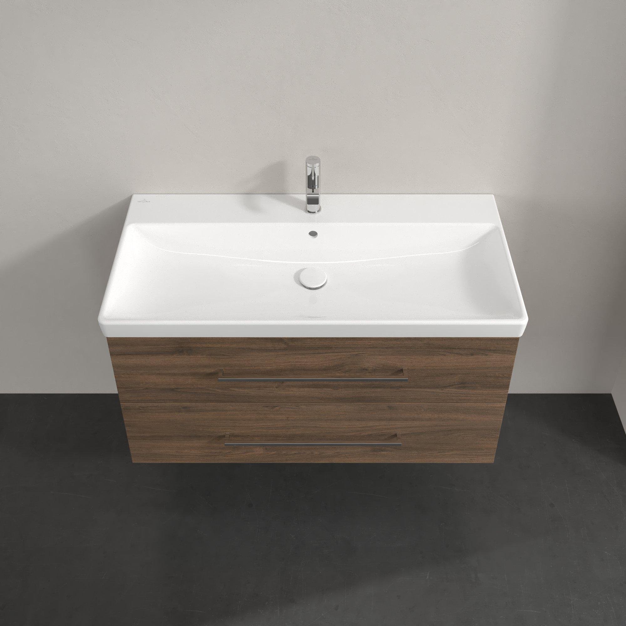 Villeroy & Boch Avento Wastafelonderkast - 2 uittrekladen - 976 x 514 x 484 mm - Arizona Oak - a89200vh - Afbeelding 10