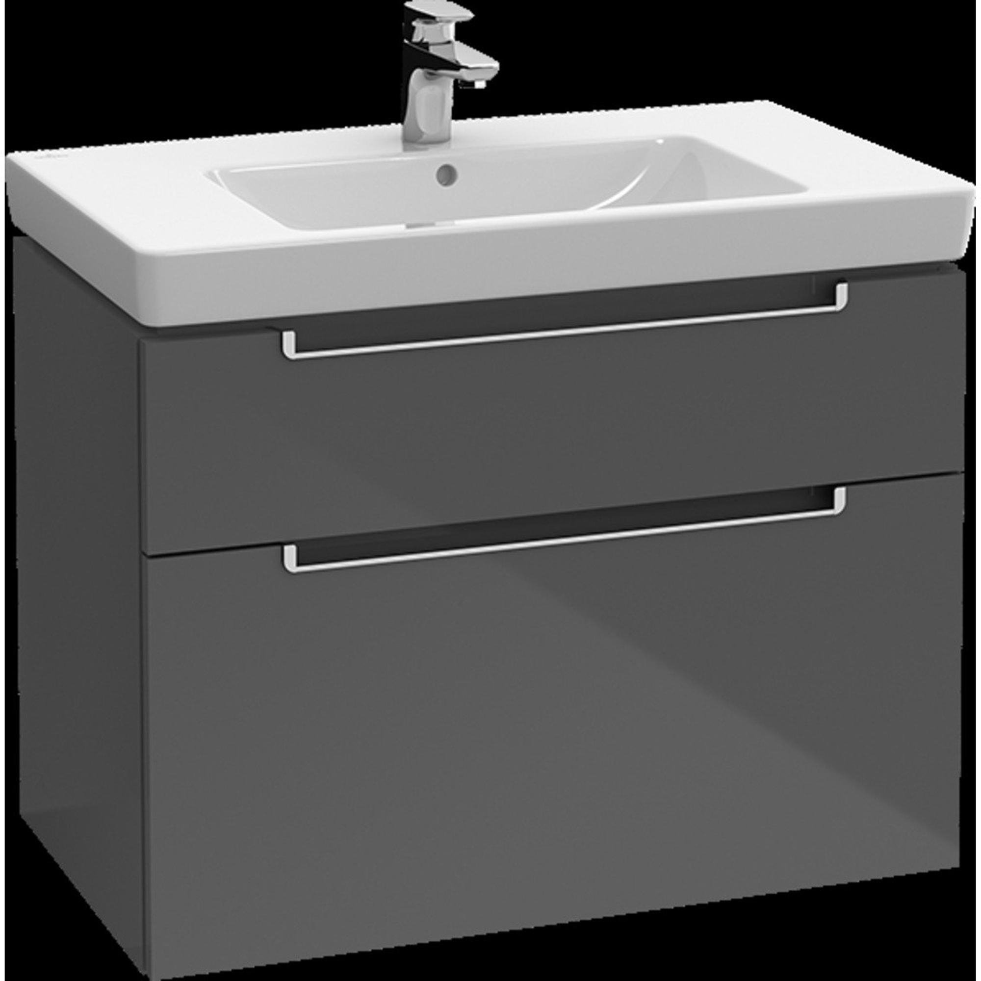 Villeroy & Boch Subway 2.0 wastafelonderkast - 98.7x59x44.9cm - Wit mat - a91510ms - Afbeelding 2