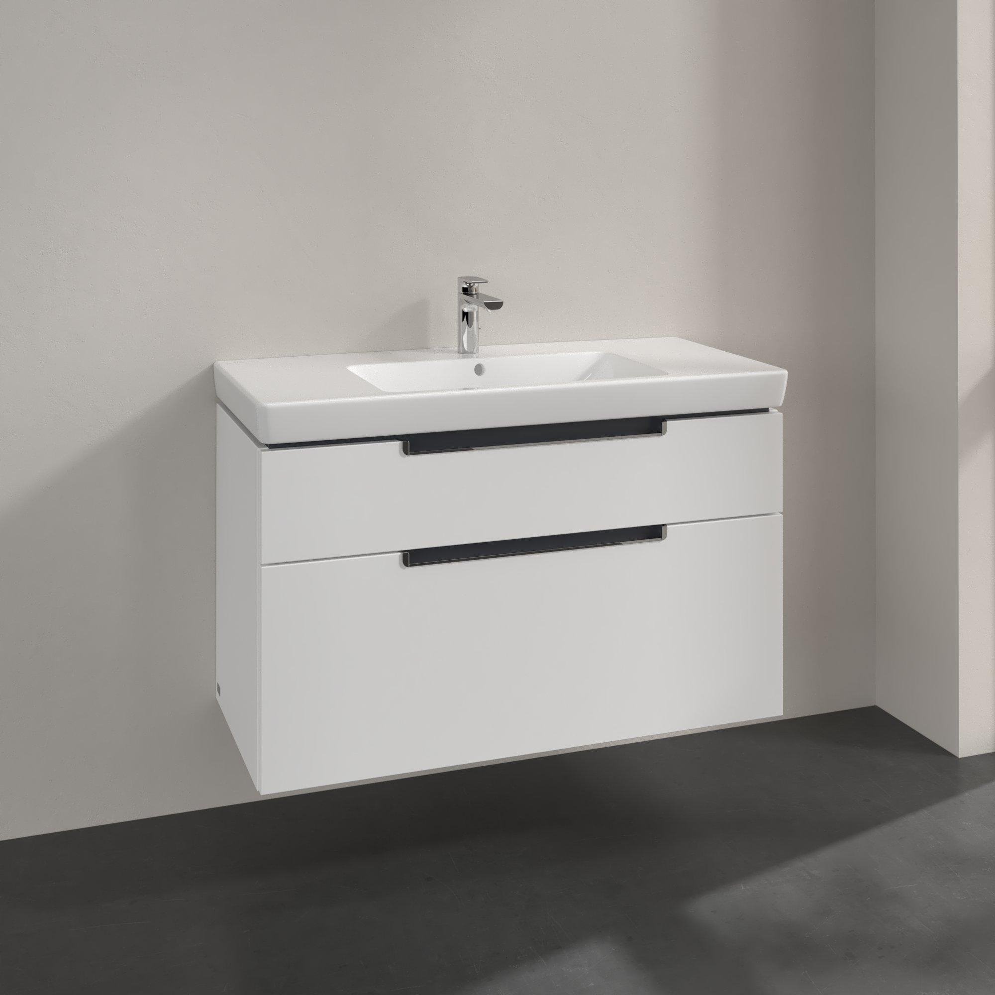 Villeroy & Boch Subway 2.0 wastafelonderkast - 98.7x59x44.9cm - Wit mat - a91510ms - Afbeelding 4