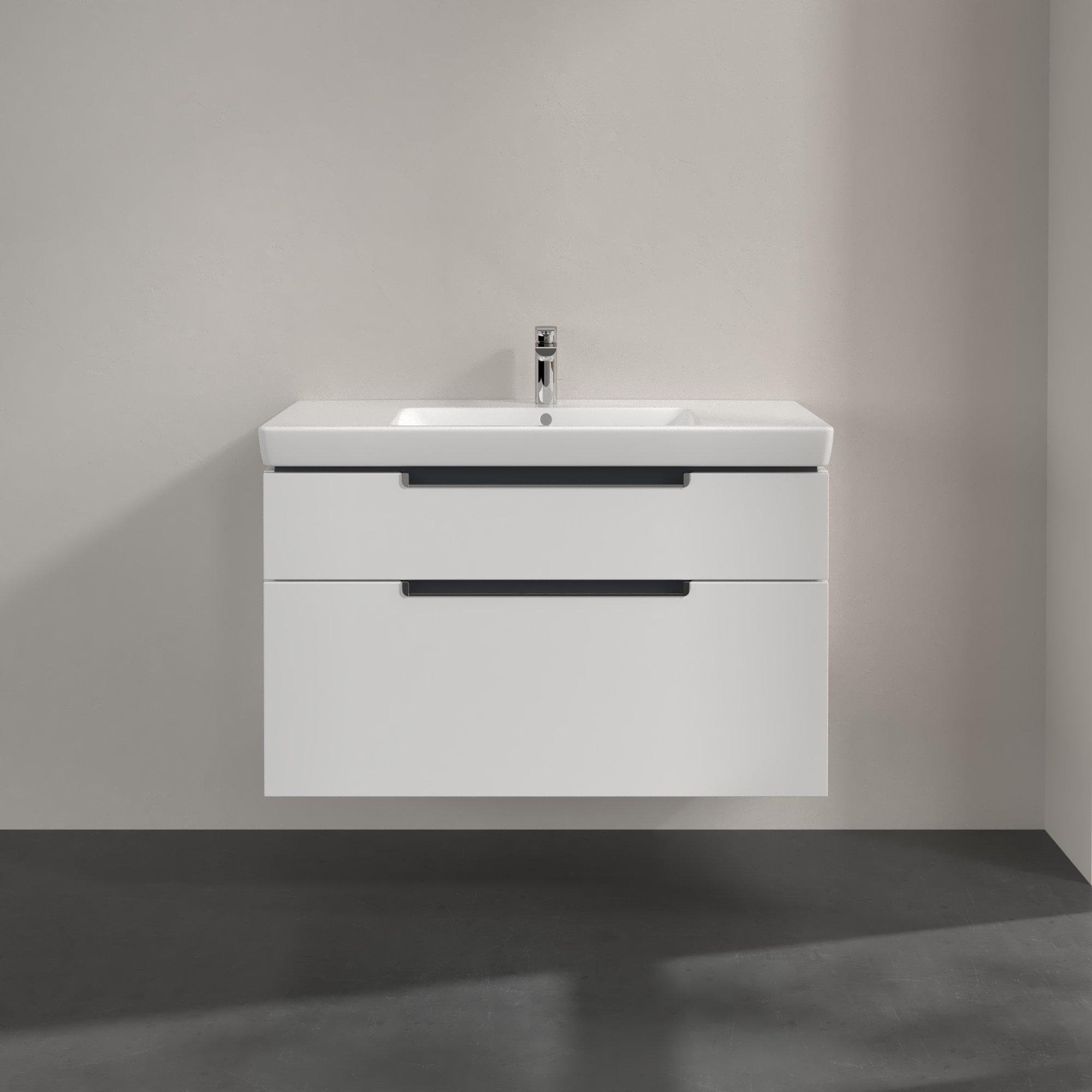 Villeroy & Boch Subway 2.0 wastafelonderkast - 98.7x59x44.9cm - Wit mat - a91510ms - Afbeelding 5