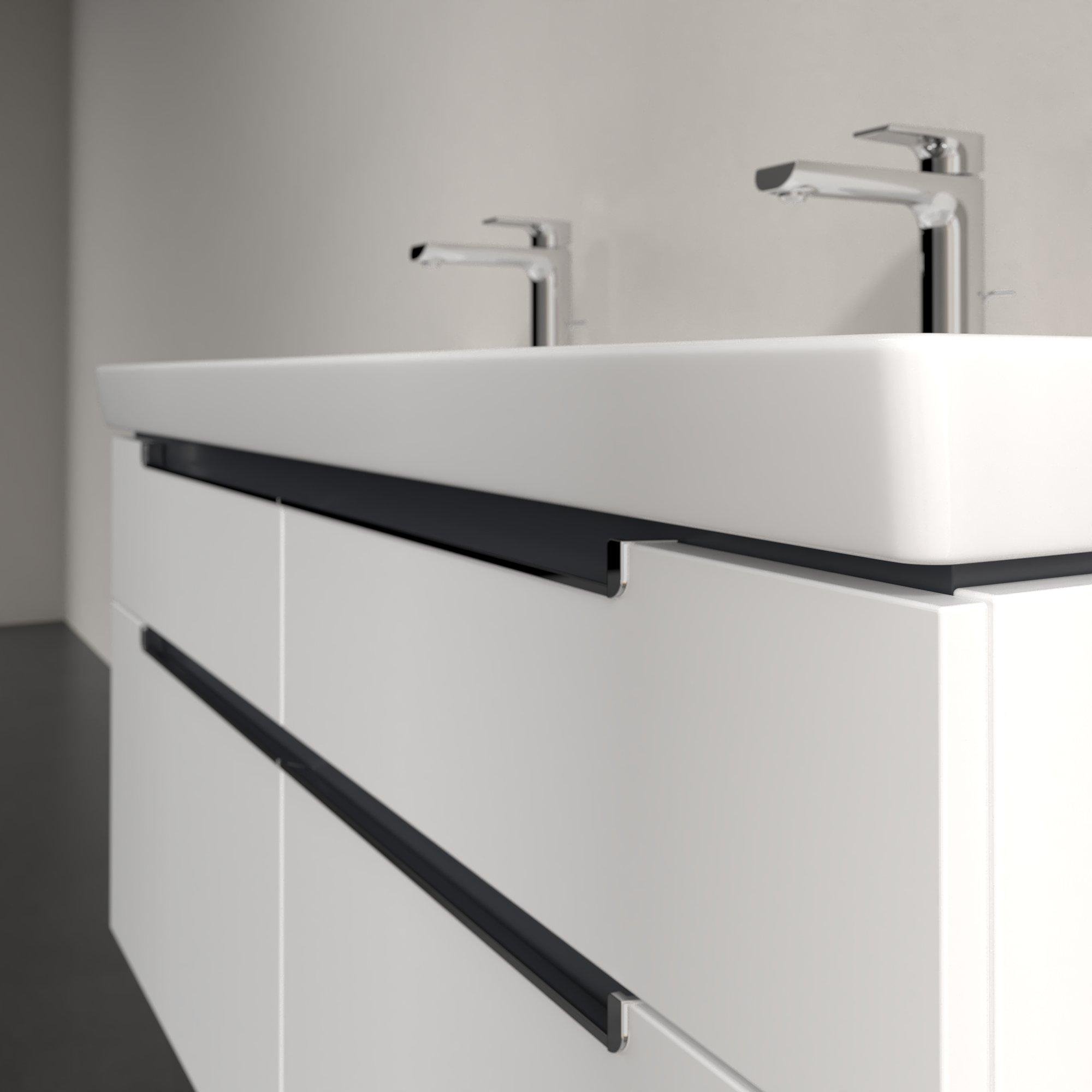 Villeroy & Boch Subway 2.0 wastafelonderkast - 128.7x59cm - 4 lades Wit mat - a91710ms - Afbeelding 6