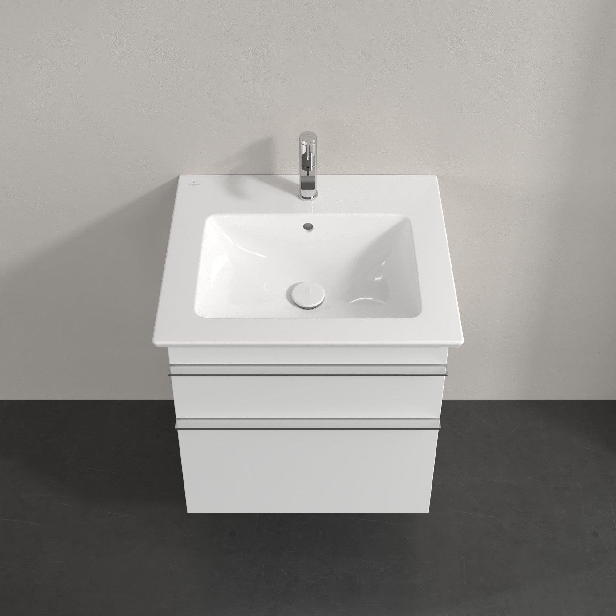 Villeroy & Boch Venticello wastafelonderkast - 55.3x59cm - 2x lade mat wit - a92301ms - Afbeelding 4