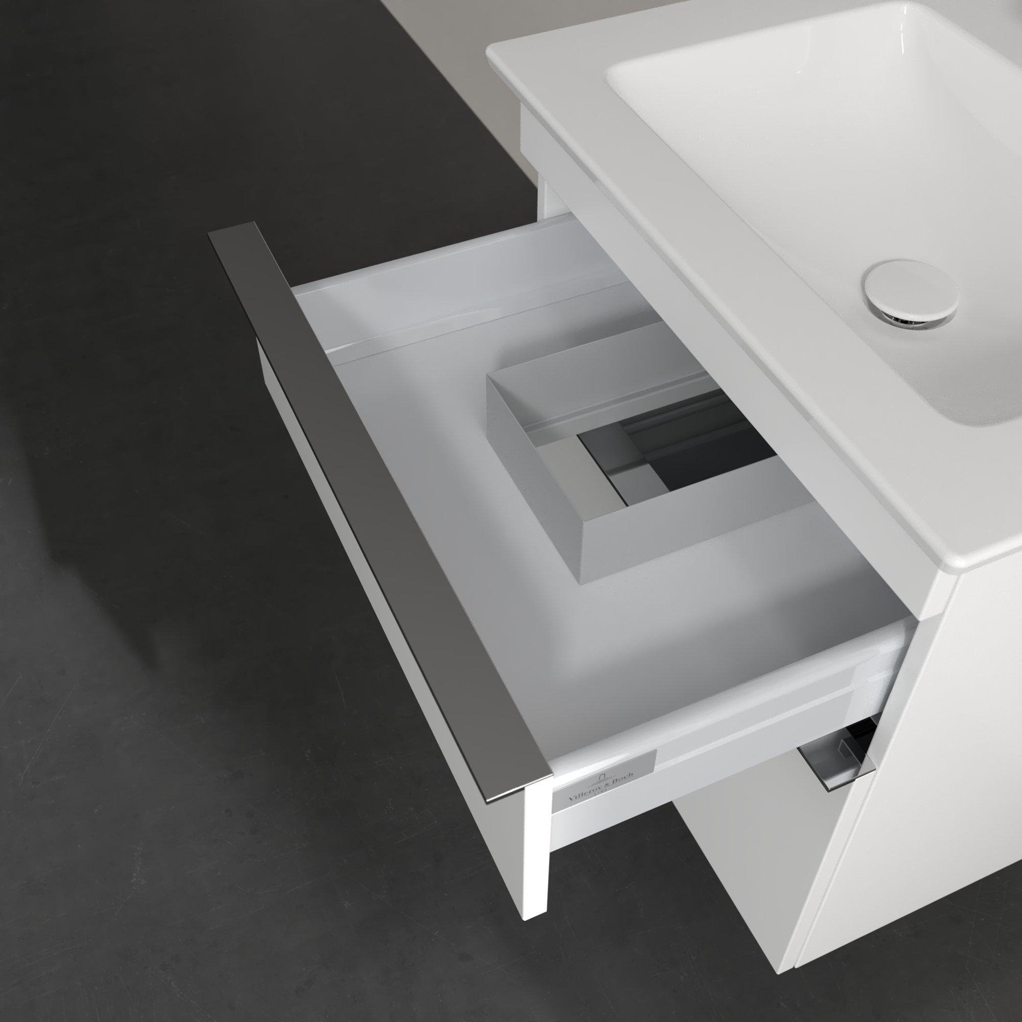 Villeroy & Boch Venticello wastafelonderkast - 55.3x59cm - 2x lade mat wit - a92301ms - Afbeelding 6