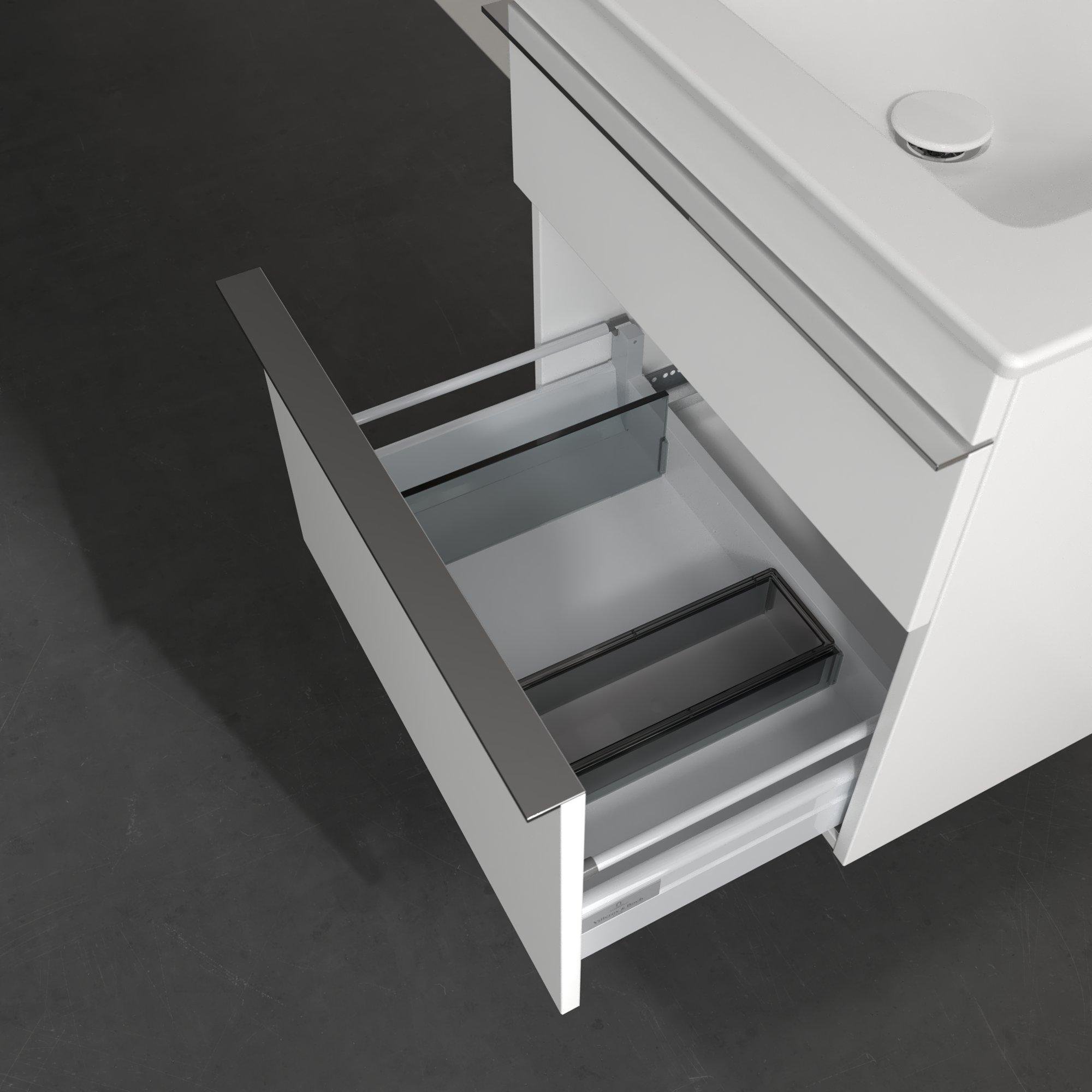 Villeroy & Boch Venticello wastafelonderkast - 55.3x59cm - 2x lade mat wit - a92301ms - Afbeelding 7