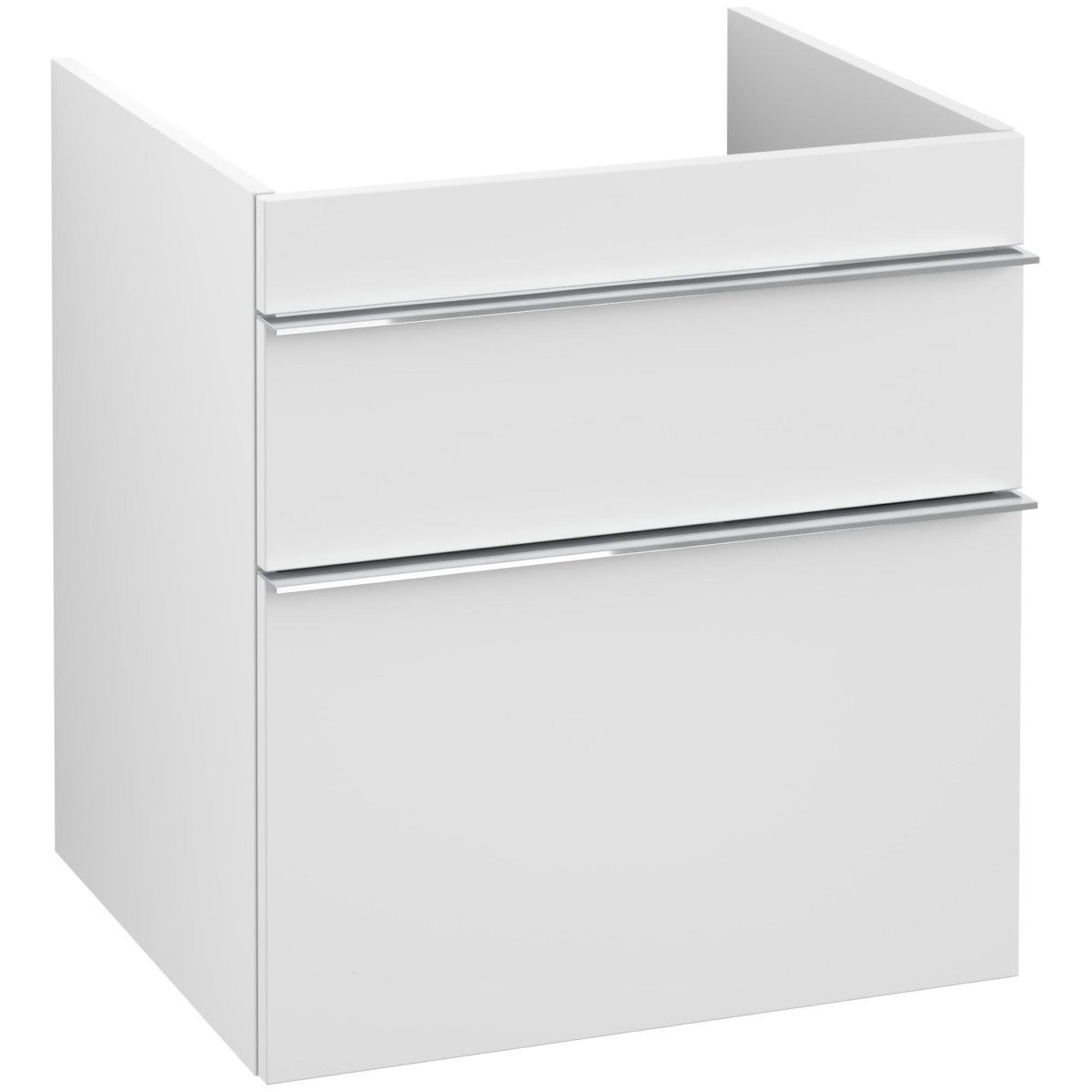 Villeroy & Boch Venticello wastafelonderkast - 55.3x59cm - 2x lade mat wit - a92301ms - Afbeelding 8