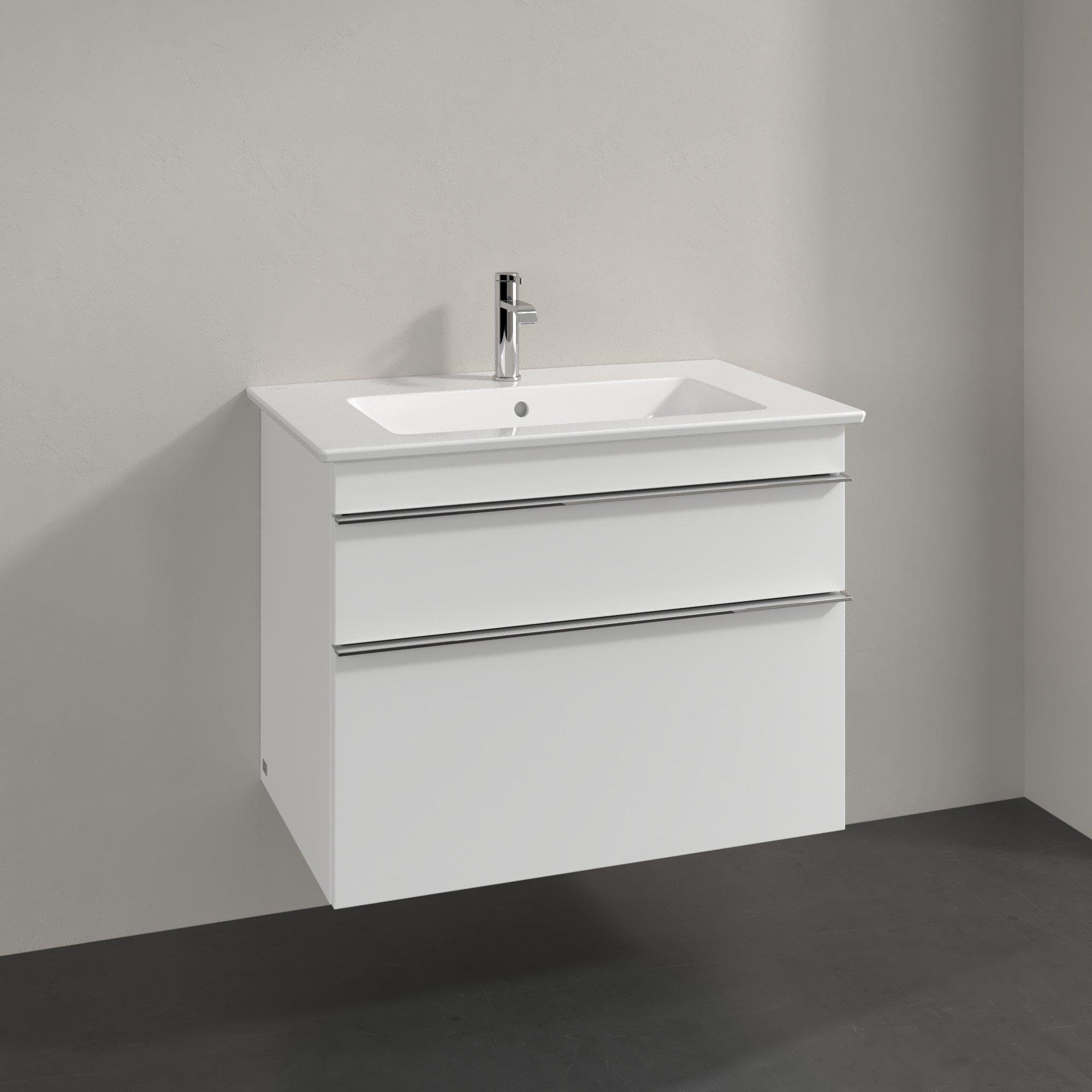 Villeroy & Boch Venticello wastafelonderkast - 75.3x59cm - 2x lade mat wit - a92501ms - Afbeelding 2