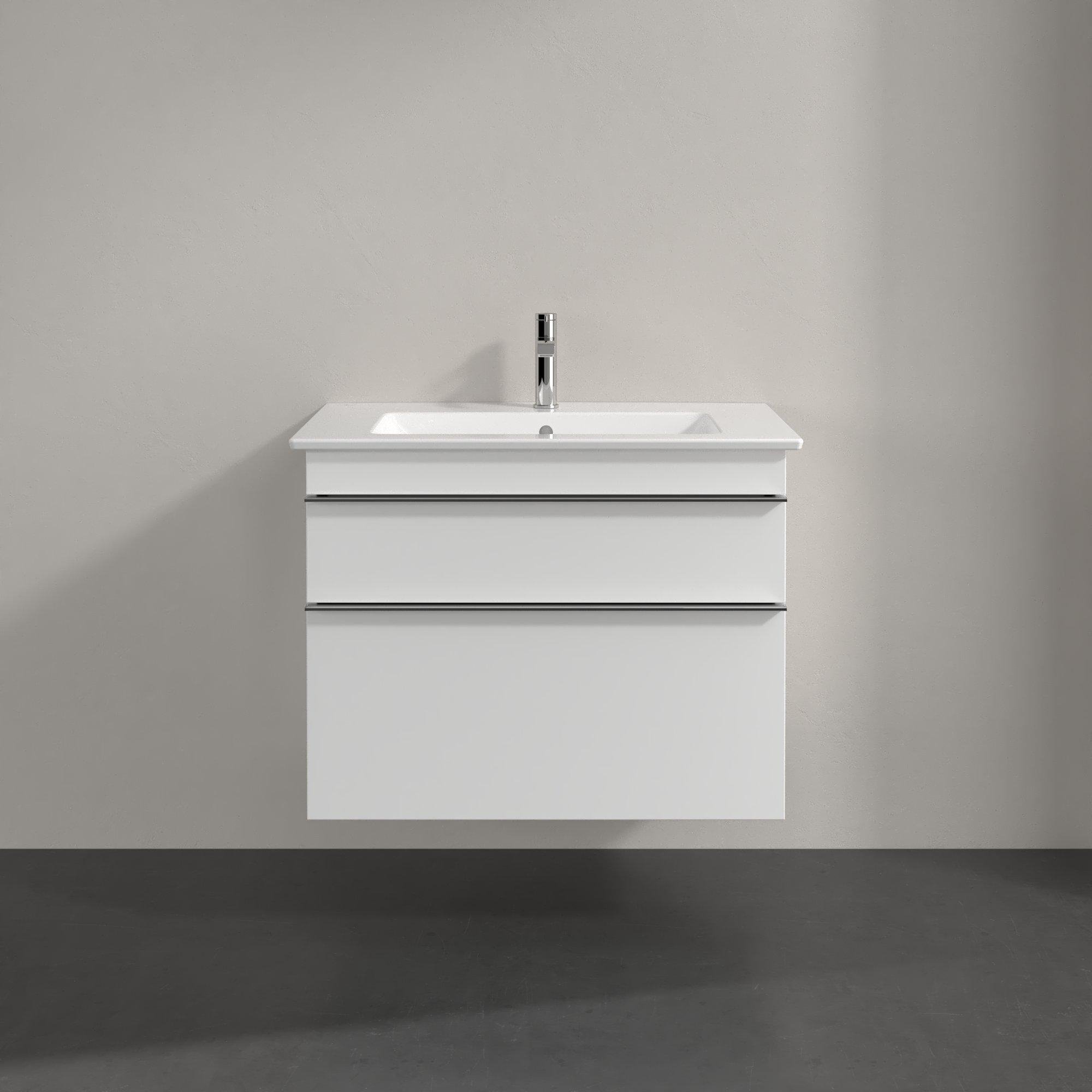 Villeroy & Boch Venticello wastafelonderkast - 75.3x59cm - 2x lade mat wit - a92501ms - Afbeelding 3