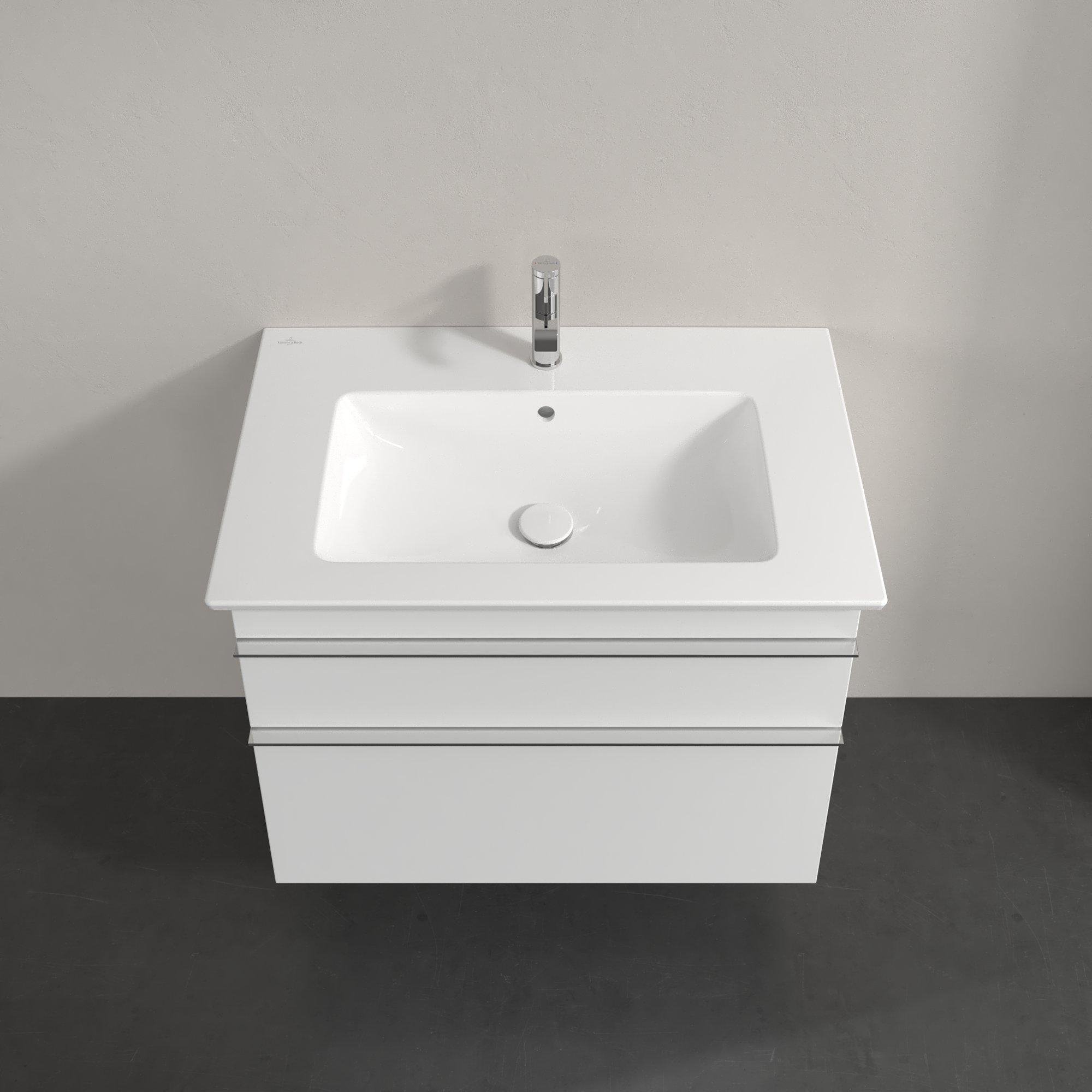Villeroy & Boch Venticello wastafelonderkast - 75.3x59cm - 2x lade mat wit - a92501ms - Afbeelding 4