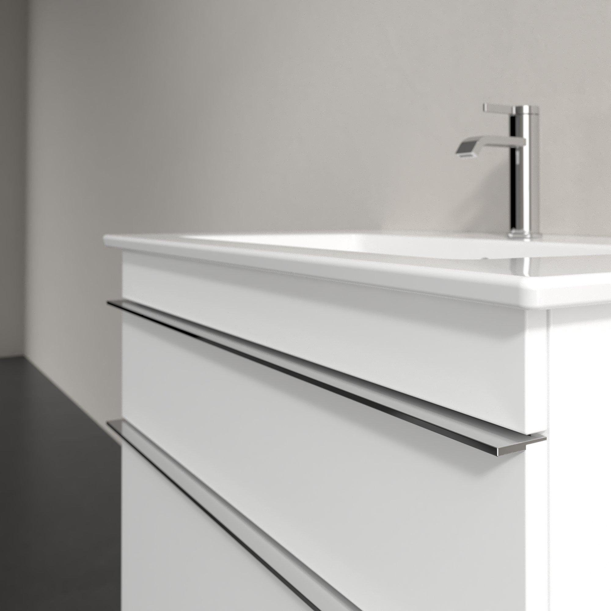 Villeroy & Boch Venticello wastafelonderkast - 75.3x59cm - 2x lade mat wit - a92501ms - Afbeelding 5
