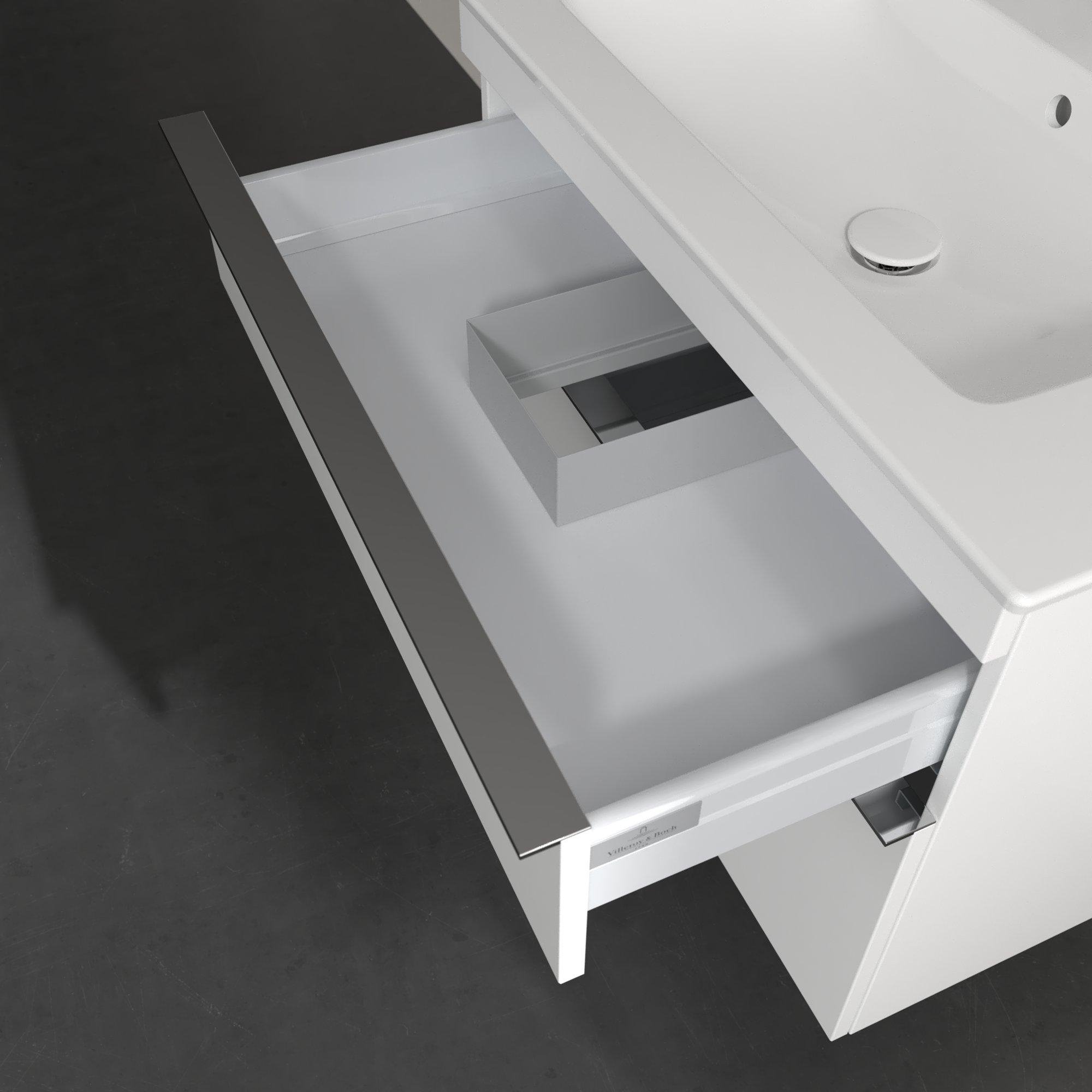Villeroy & Boch Venticello wastafelonderkast - 75.3x59cm - 2x lade mat wit - a92501ms - Afbeelding 6