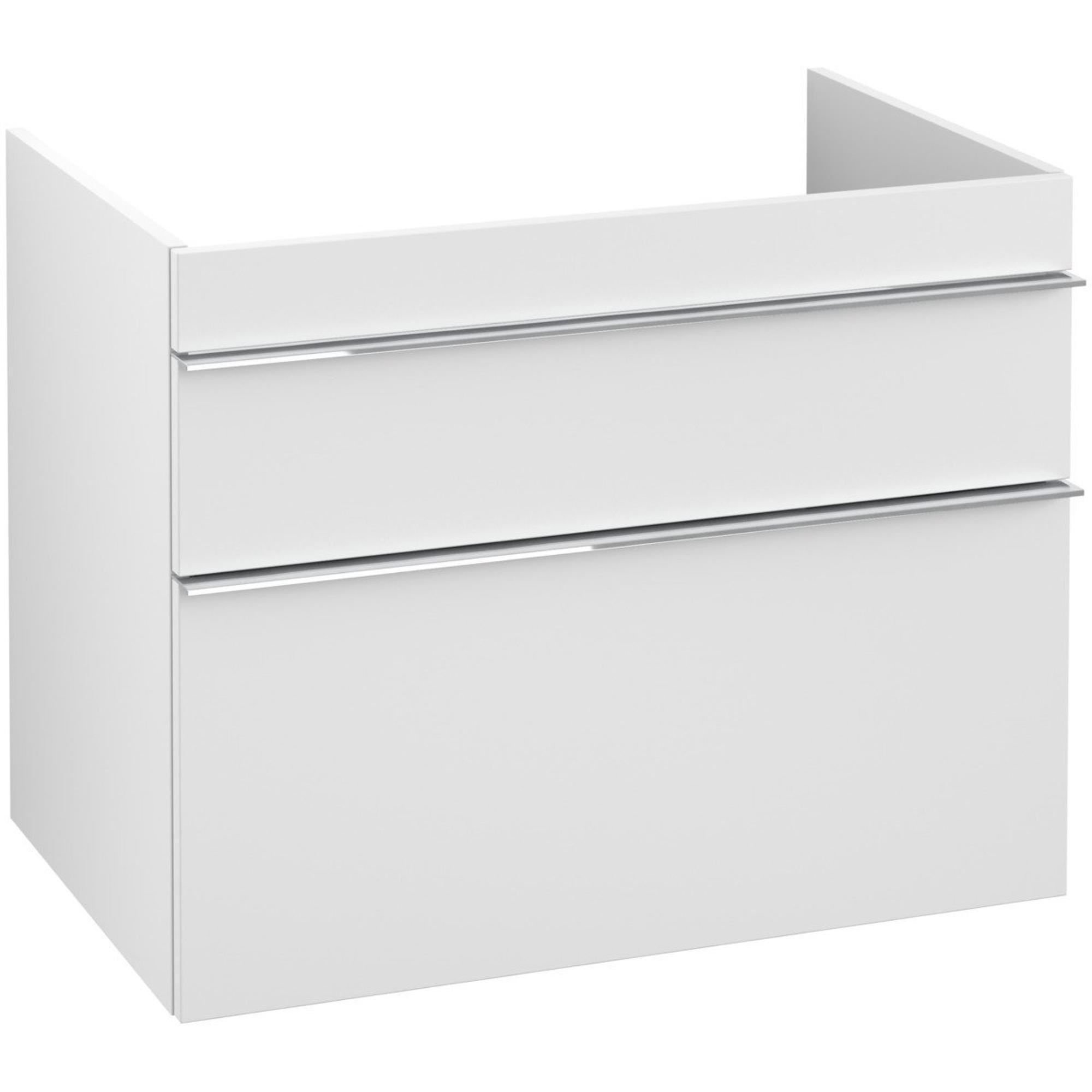 Villeroy & Boch Venticello wastafelonderkast - 75.3x59cm - 2x lade mat wit - a92501ms - Afbeelding 8